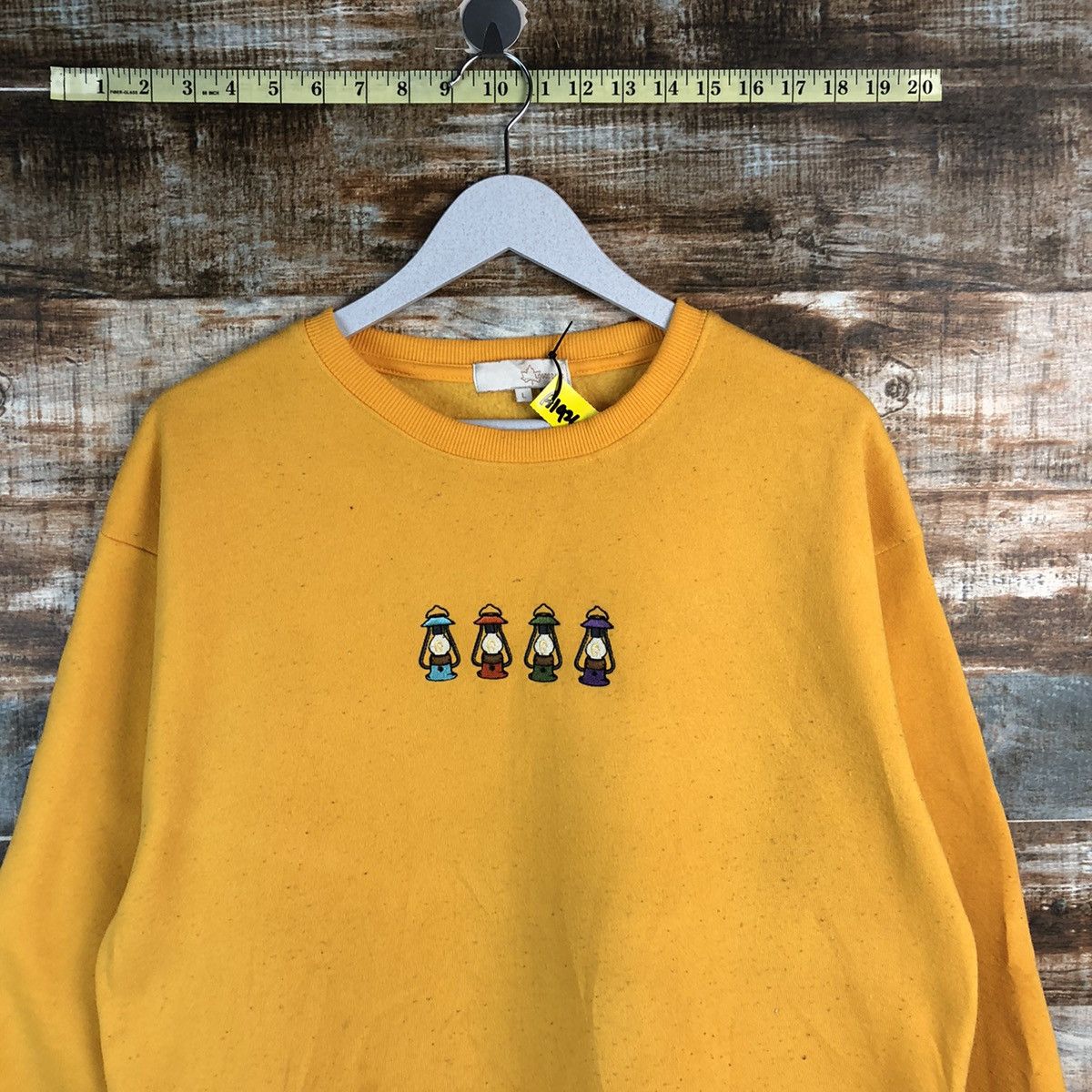 Japanese Brand × Vintage Logos Days Yellow Sweatshirt #A1926 Size US M / EU 48-50 / 2 - 5 Thumbnail