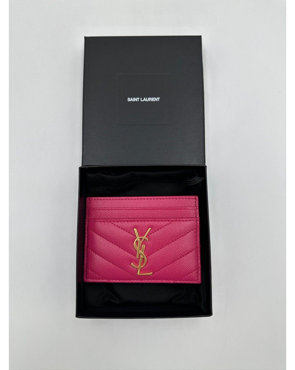 Saint Laurent Paris o1b1hav110425 Size: OS / Cassandre Matelassé Card Case Size ONE SIZE - 9 Thumbnail