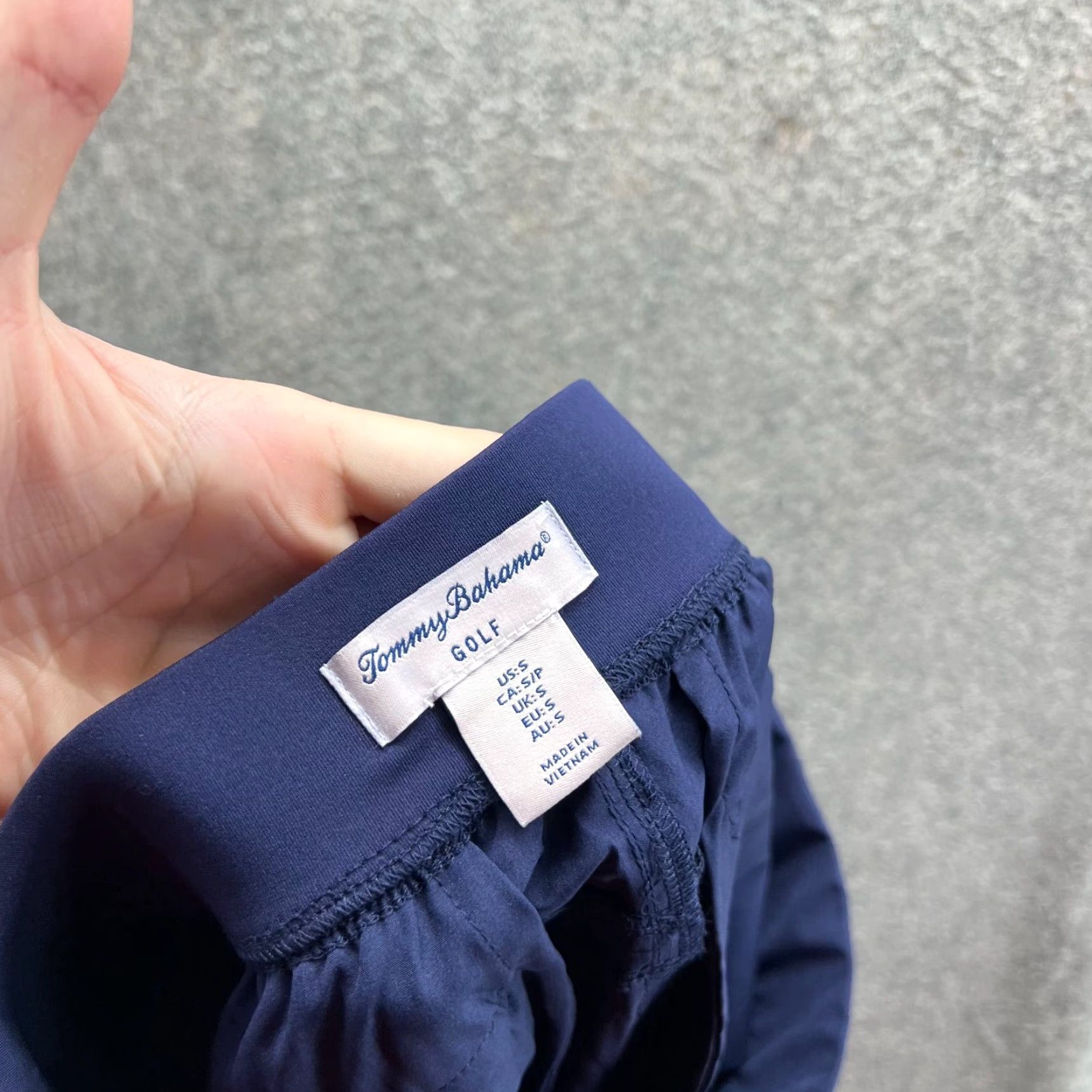 Tommy Bahama VINTAGE Tommy Bahama Pants Women Small Blue Navy Athletic Legging Golf Stretch Size 28" / US 6 / IT 42 - 3 Thumbnail