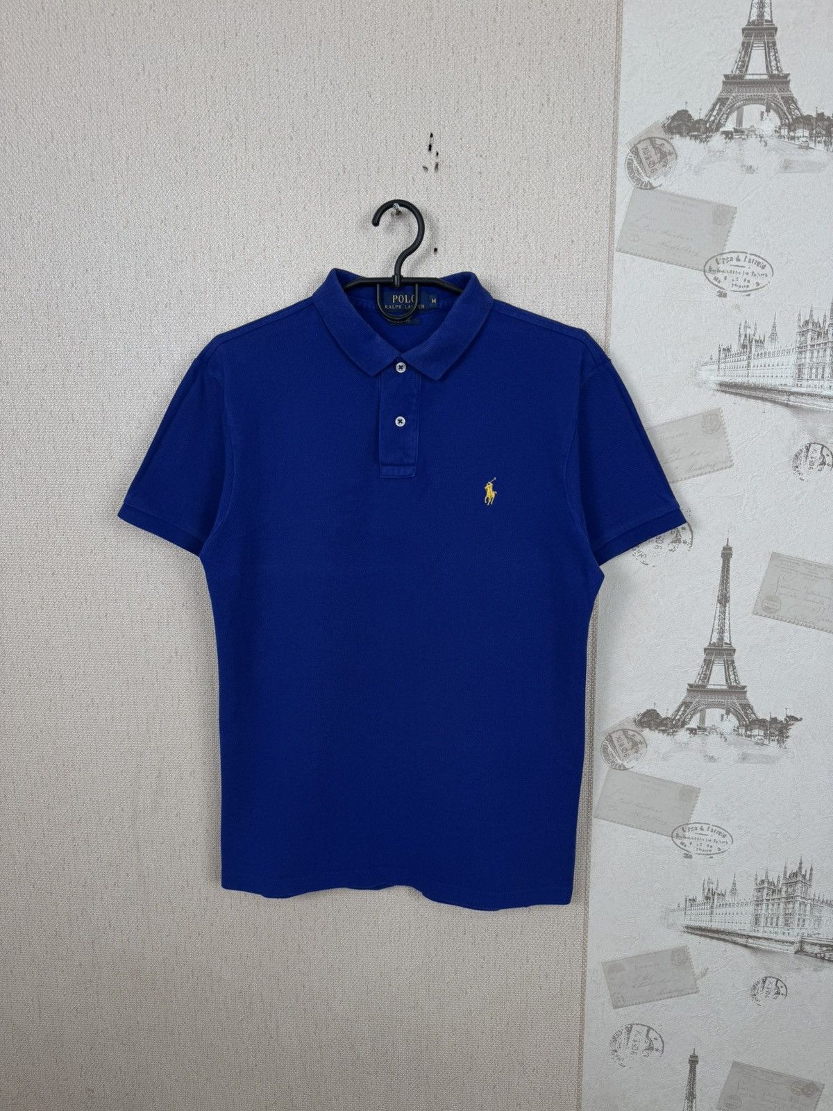 Polo Ralph Lauren 🇺🇸 Polo Ralph Lauren T shirt Men Blue Rare Retro Hype M Size US M / EU 48-50 / 2 - 1 Thumbnail