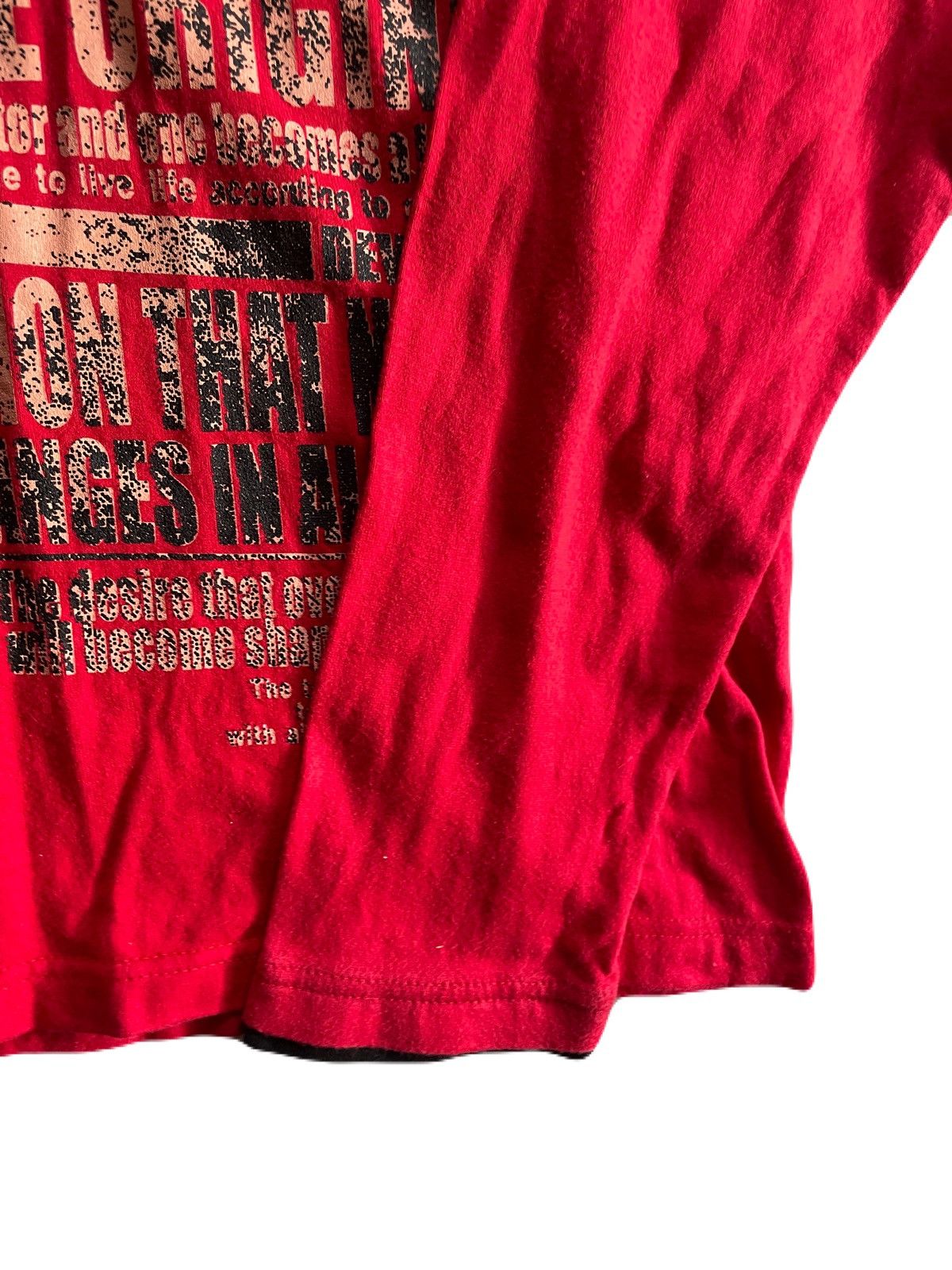 If Six Was Nine 2000s Japanese archive Vkei Layered Poem Long Sleeve Tee Size US M / EU 48-50 / 2 - 6 Thumbnail