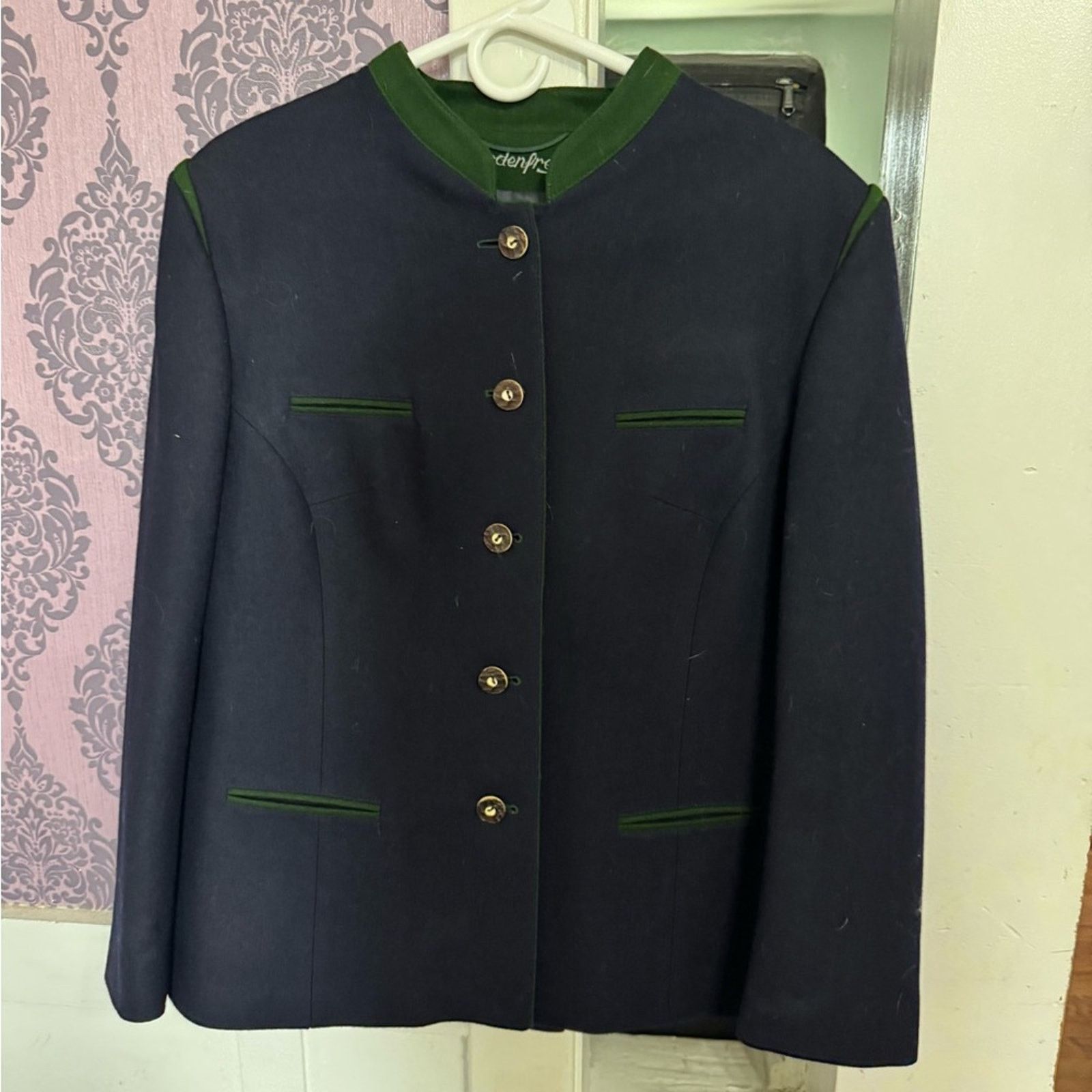 NBDN Nobrandedon VTG Lodenfrey English wool riding jacket Size L / US 10 / IT 46 - 1 Thumbnail