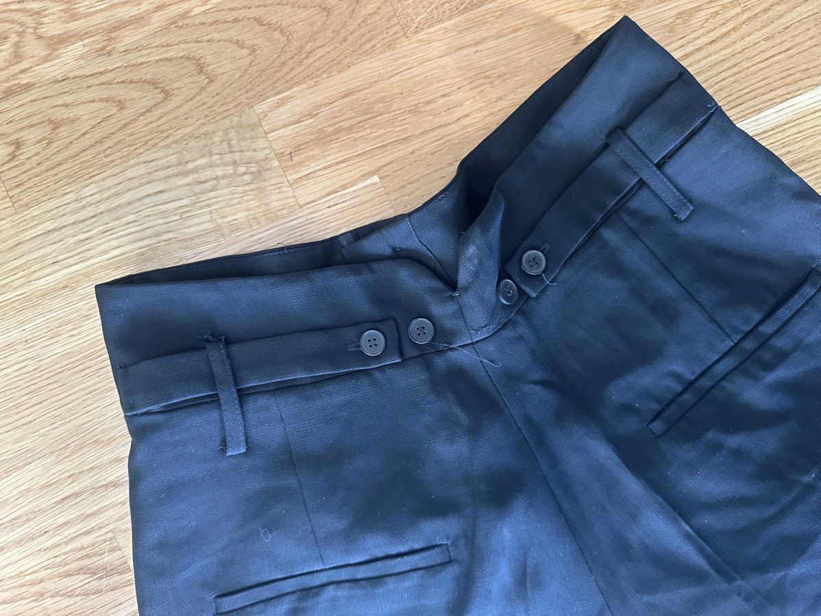 Haider Ackermann High Waist Pleated Black Pants Size US 30 / EU 46 - 5 Thumbnail