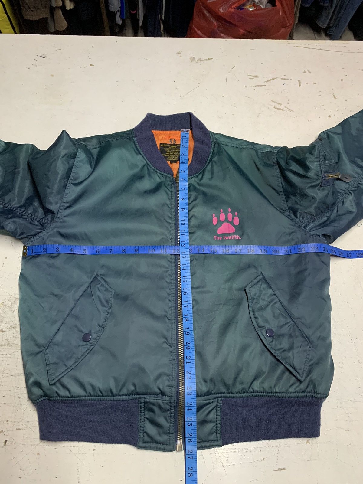 Designer Blue impluse army bomber jacket men’s fashion Size US M / EU 48-50 / 2 - 18 Thumbnail