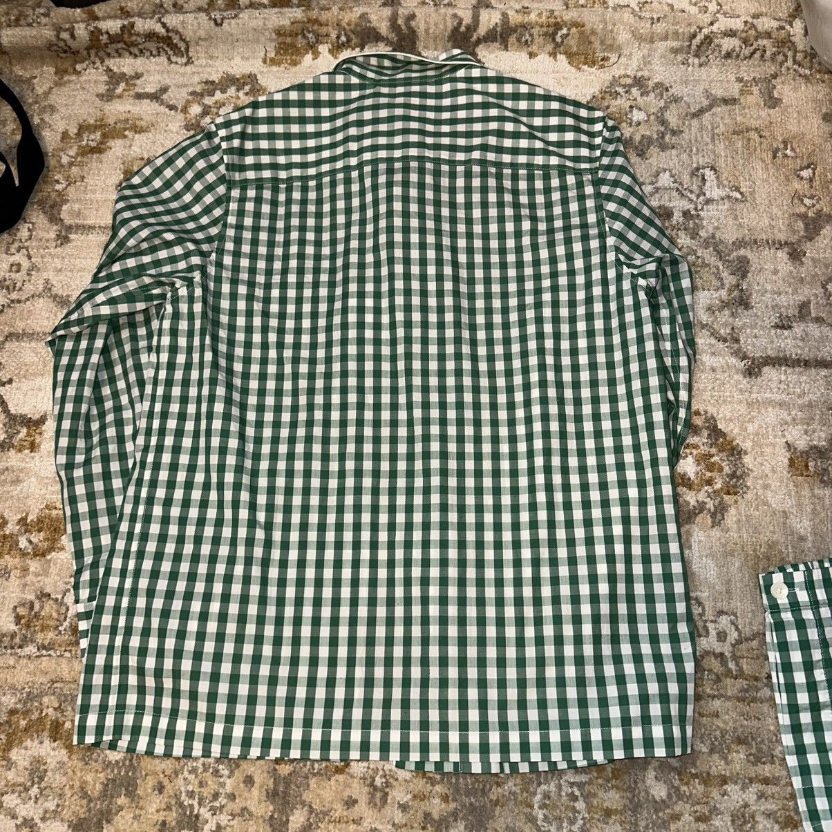 Sleepy Jones Rare Sleepy Jones Henry Pajama Set Green Gingham Tailored Size 30 - 3 Thumbnail