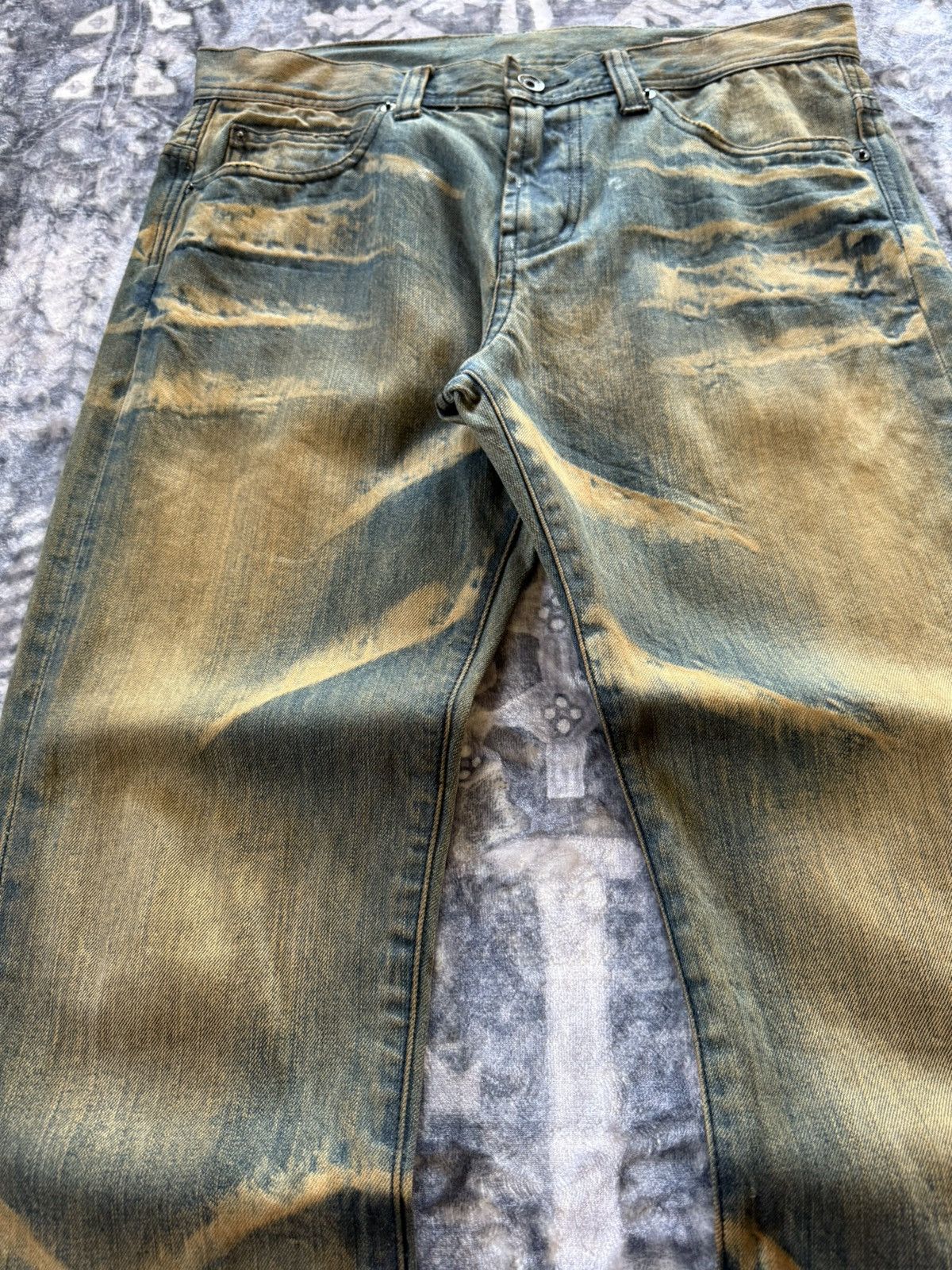 If Six Was Nine Flared Semantic Design Muddy Wash Claw Mark Jeans Size US 30 / EU 46 - 8 Thumbnail