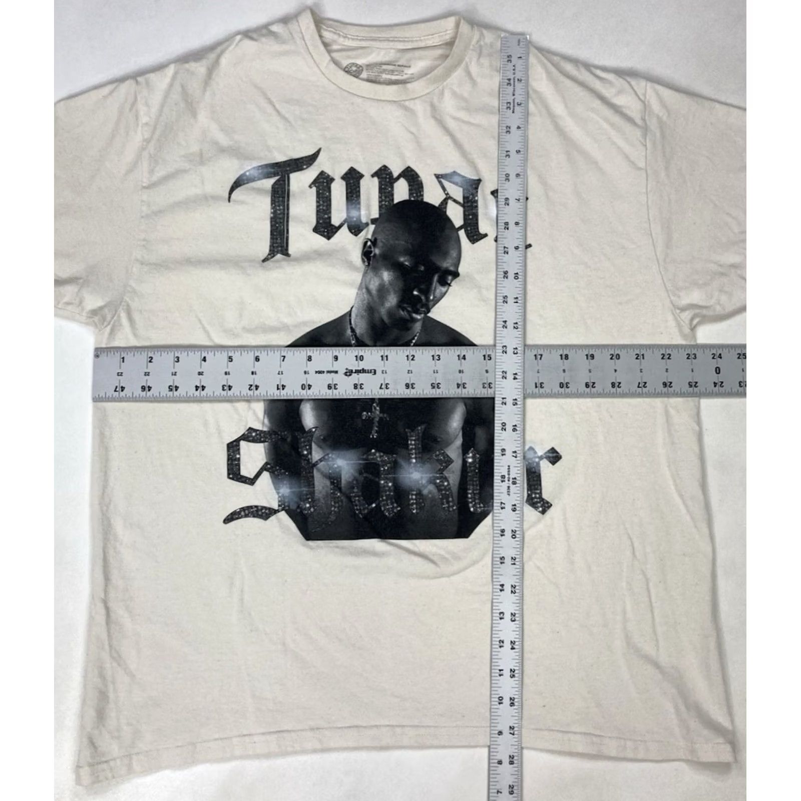 Vintage VINTAGE Cross Colours Tupac Shakur Retro Graphic T-shirt Men XL Ivory Music Size US M / EU 48-50 / 2 - 5 Thumbnail