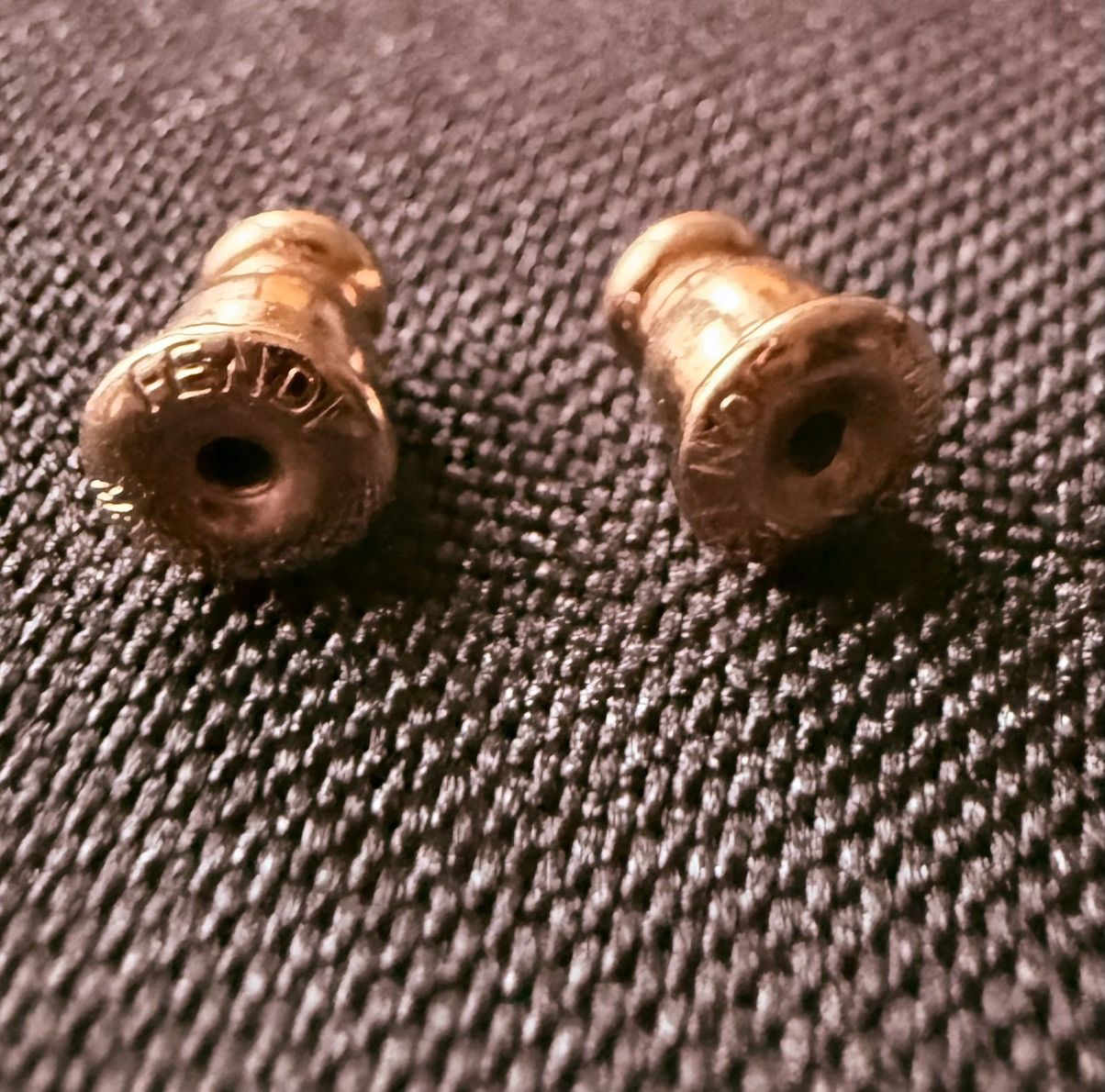 Fendi AUTHENTIC FENDI Rhinestone Rose Gold Earrings Size ONE SIZE - 7 Thumbnail