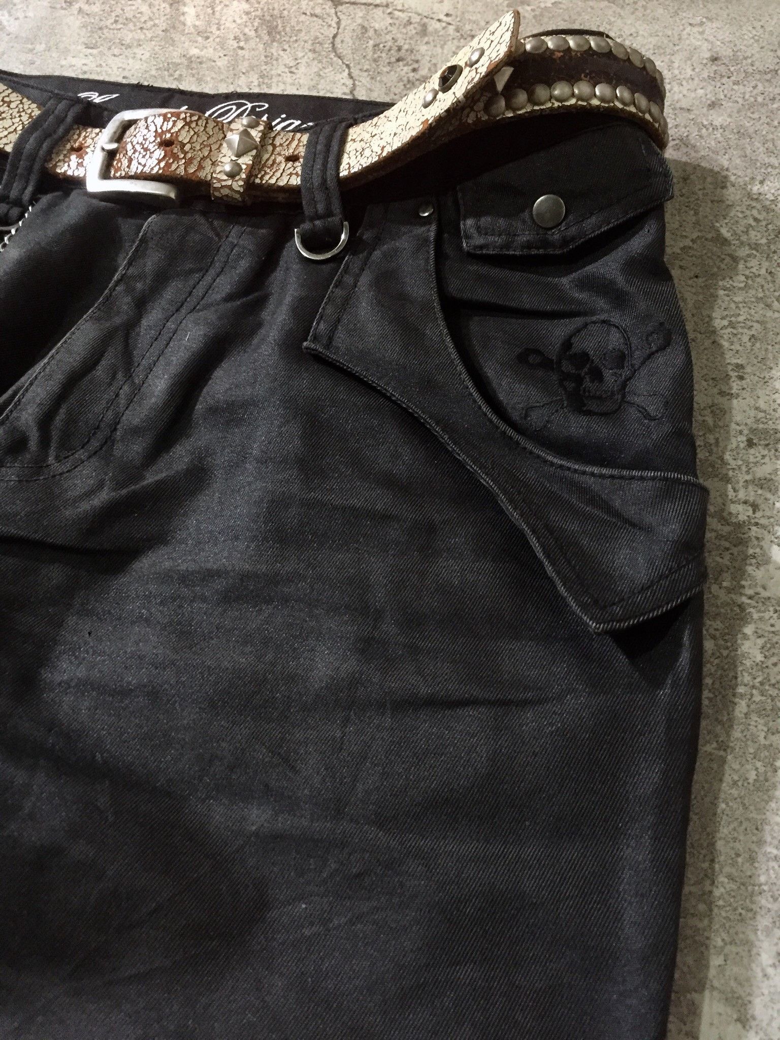 semanticdesign Semantic Design Flare Wash Embordiery And Printed Back Pants Size US 31 - 3 Thumbnail