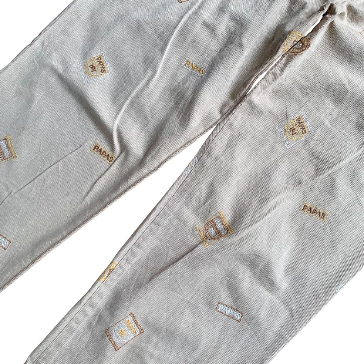 Designer × Japanese Brand × Mademoiselle Non Non Vintage Papas Mademoiselle Non Non Patch Pants Size US 38 / EU 54 - 3 Thumbnail