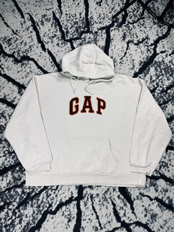 Gap Gap beige cream logo hoodie XXL boxy Size US XXL / EU 58 / 5 - 1 Thumbnail