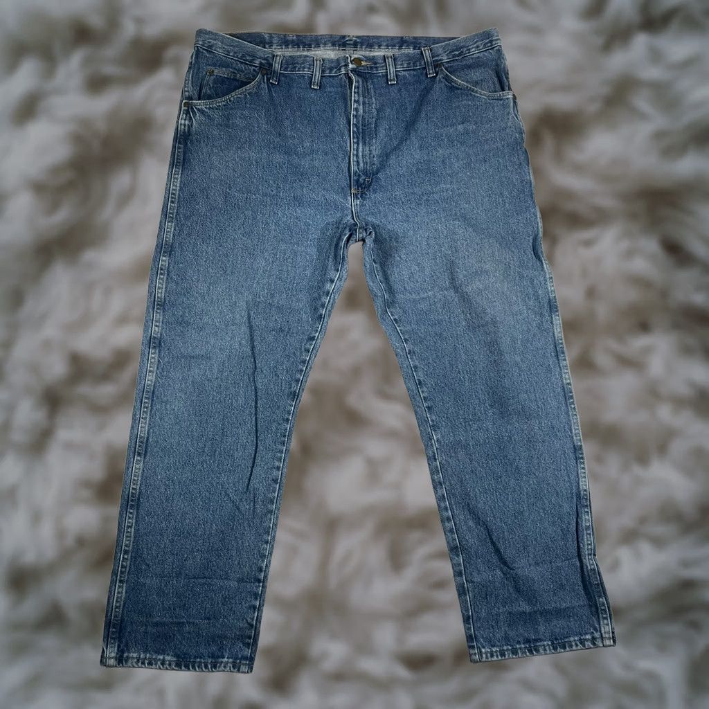 Wrangler Wrangler Jeans Men's Size 44Wx30L Blue Regular Fit Denim Jeans 965T1DS Size US 44 / EU 60 - 1 Thumbnail