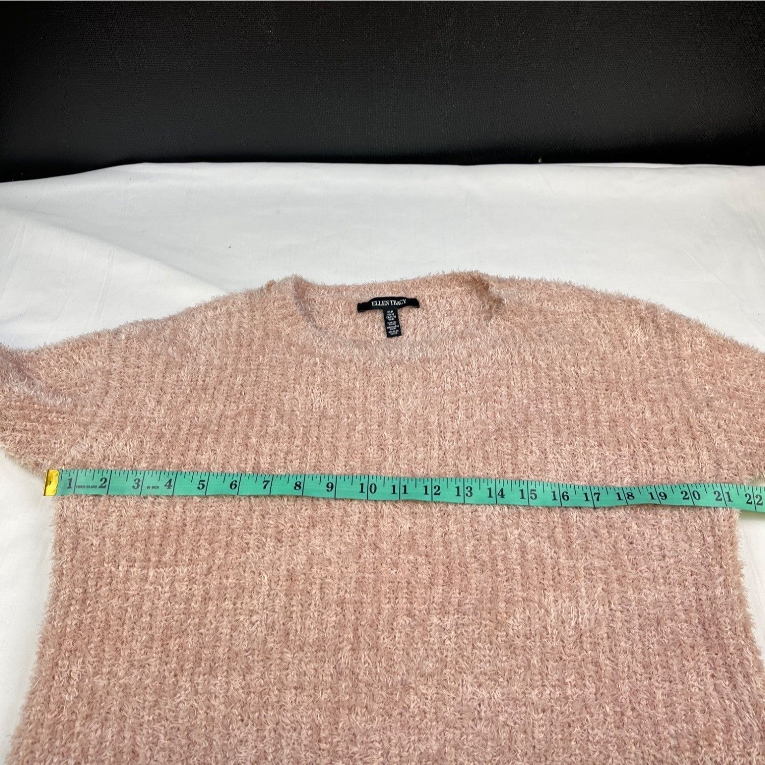 Other Ellen Tracy Women's Pink Fluffy Knit Sweater/Pullover Sz M S Size M / US 6-8 / IT 42-44 - 5 Thumbnail