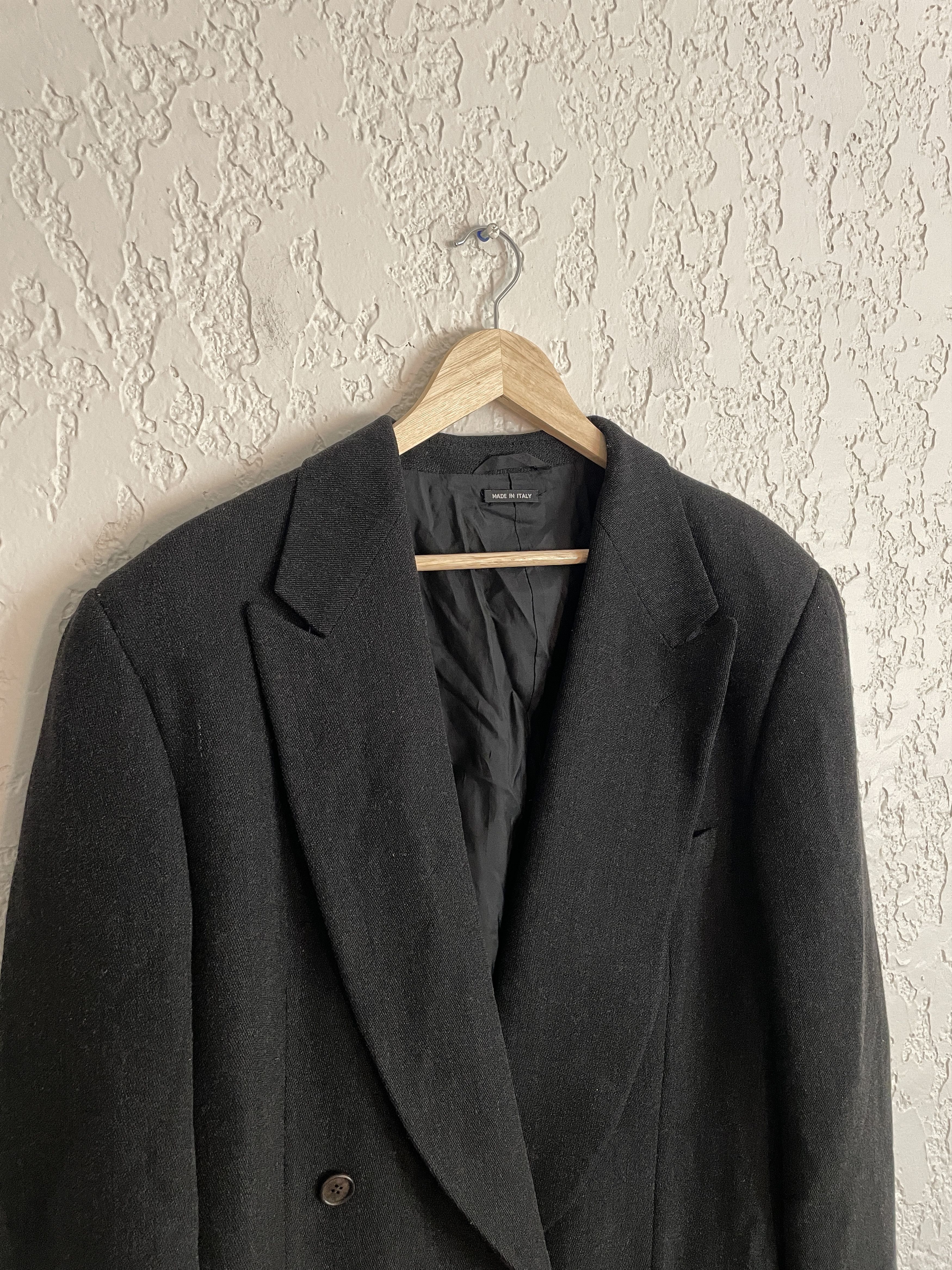 Giorgio Armani 🔥 Giorgio Armani® RARE 90s Twill Double Breasted Blazer Size 44R - 12 Thumbnail