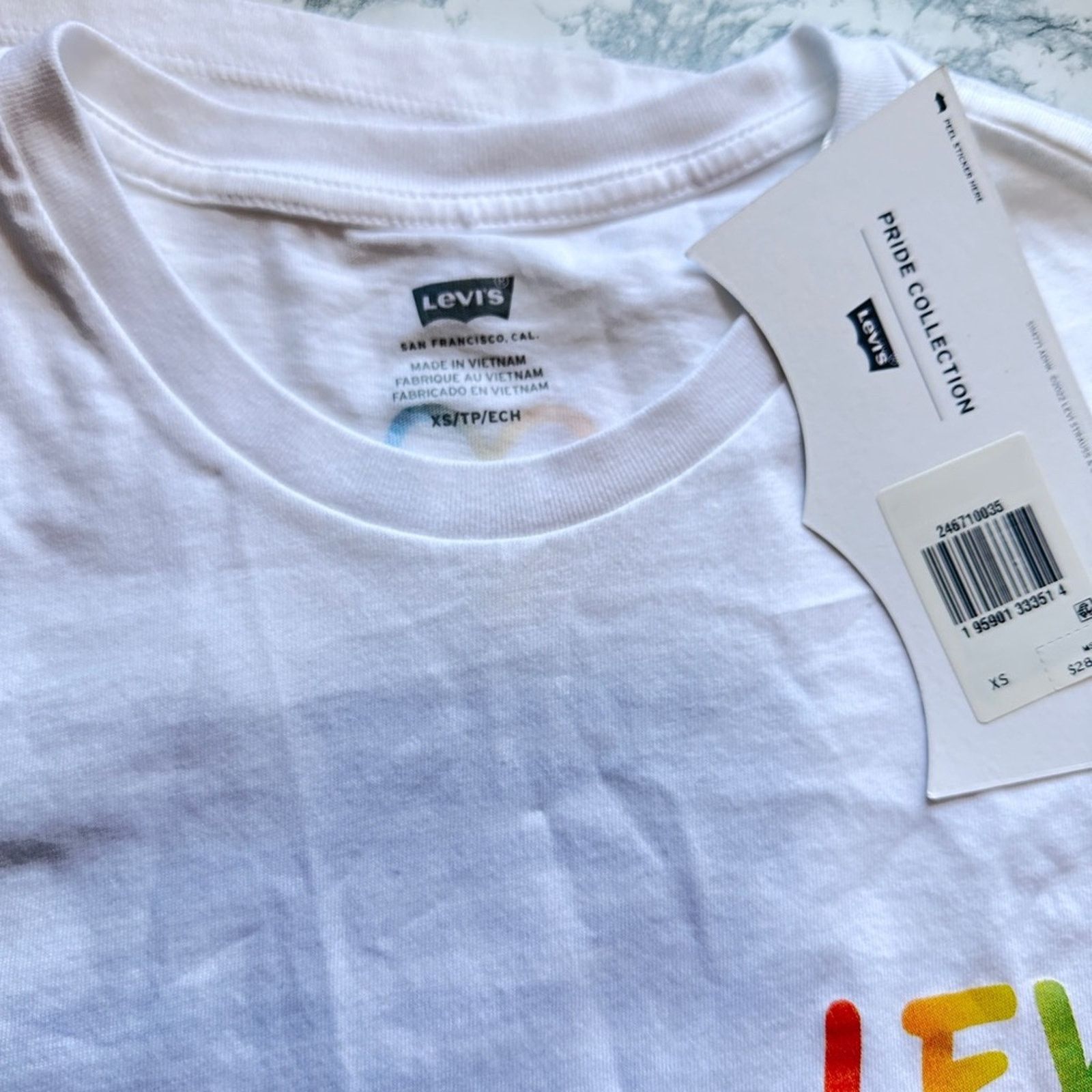 Levi's NWT Levi's Pride Community Tee in White Size US XS / EU 42 / 0 - 8 Thumbnail