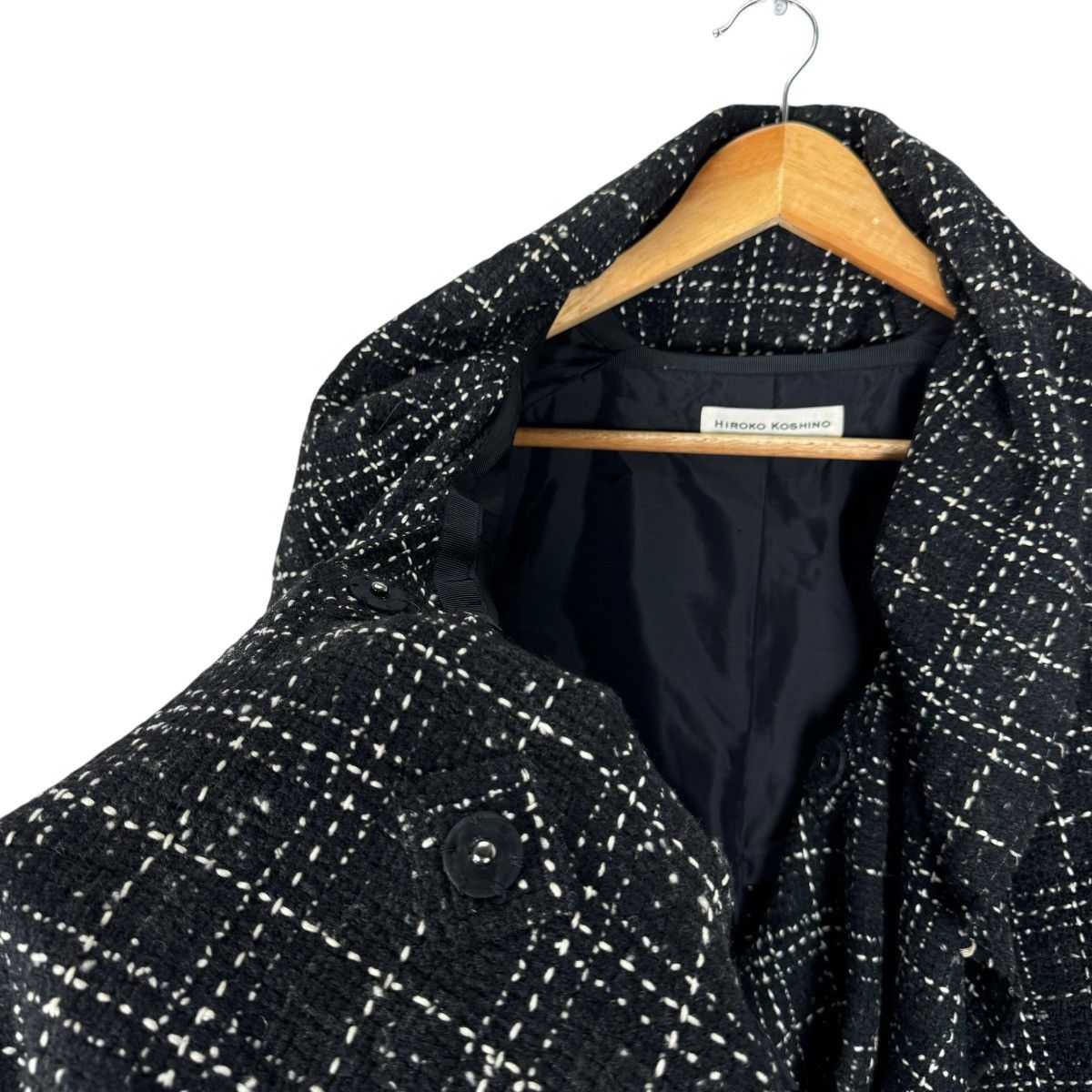 Hiroko Koshino Homme ❄️HIROKO KOSHINO ASYMMETRIC PETITE JACKET Size S / US 4 / IT 40 - 8 Thumbnail