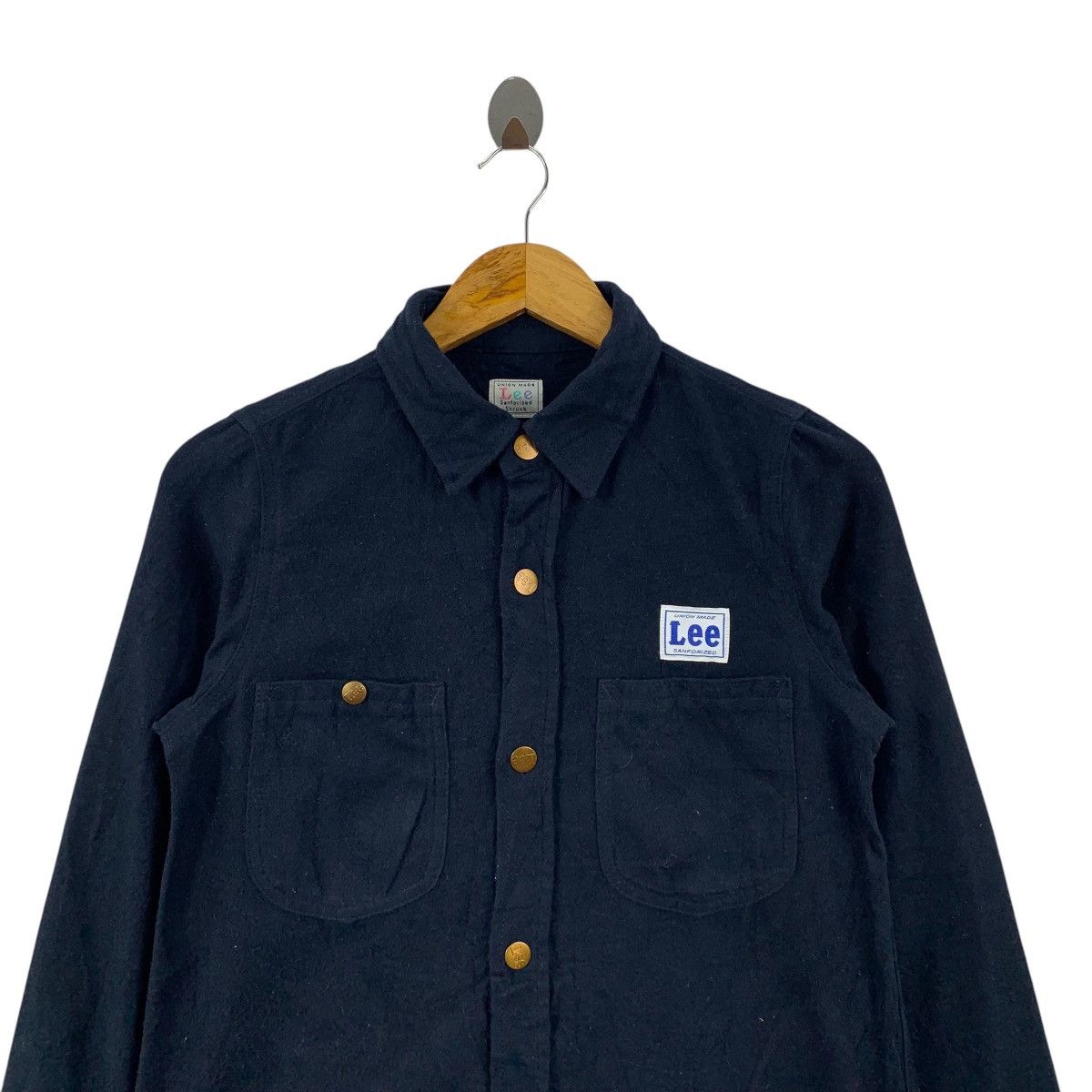 Lee × Union LA LEE Union Made Western Casualwear Double Pocket Wool Shirts Size S / US 4 / IT 40 - 3 Thumbnail