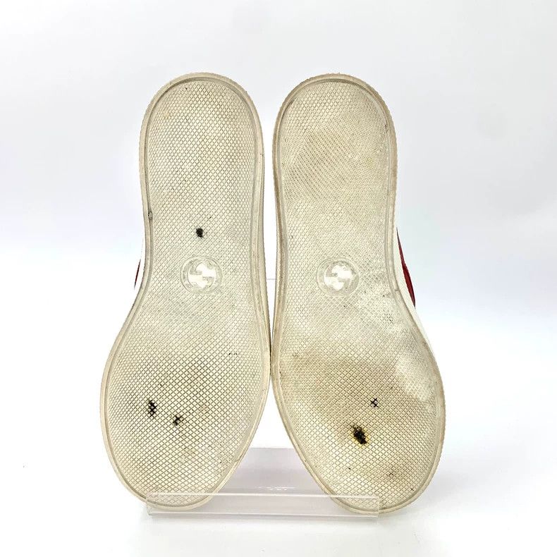 Gucci Gucci Red logo printed one-foot casual board shoes 2502-Nex Size US 8 / EU 41 - 5 Thumbnail