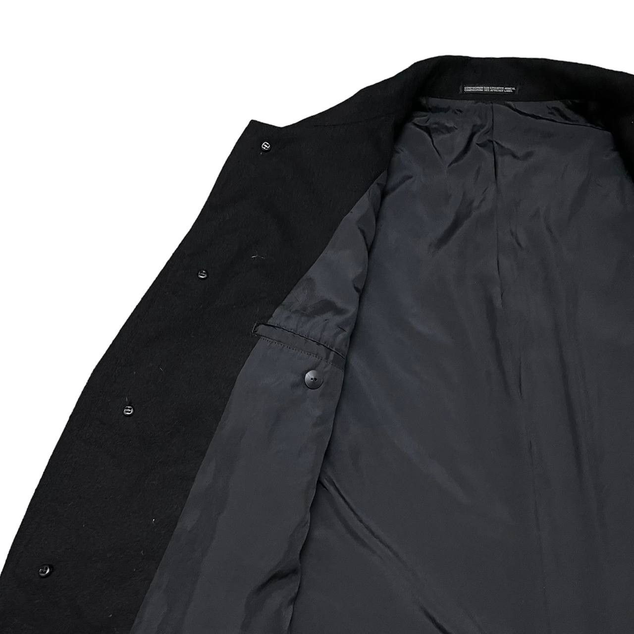 Yohji Yamamoto AW02 YYPH Yohji Yamamoto Pour Homme Wool Overcoat Size US L / EU 52-54 / 3 - 8 Thumbnail