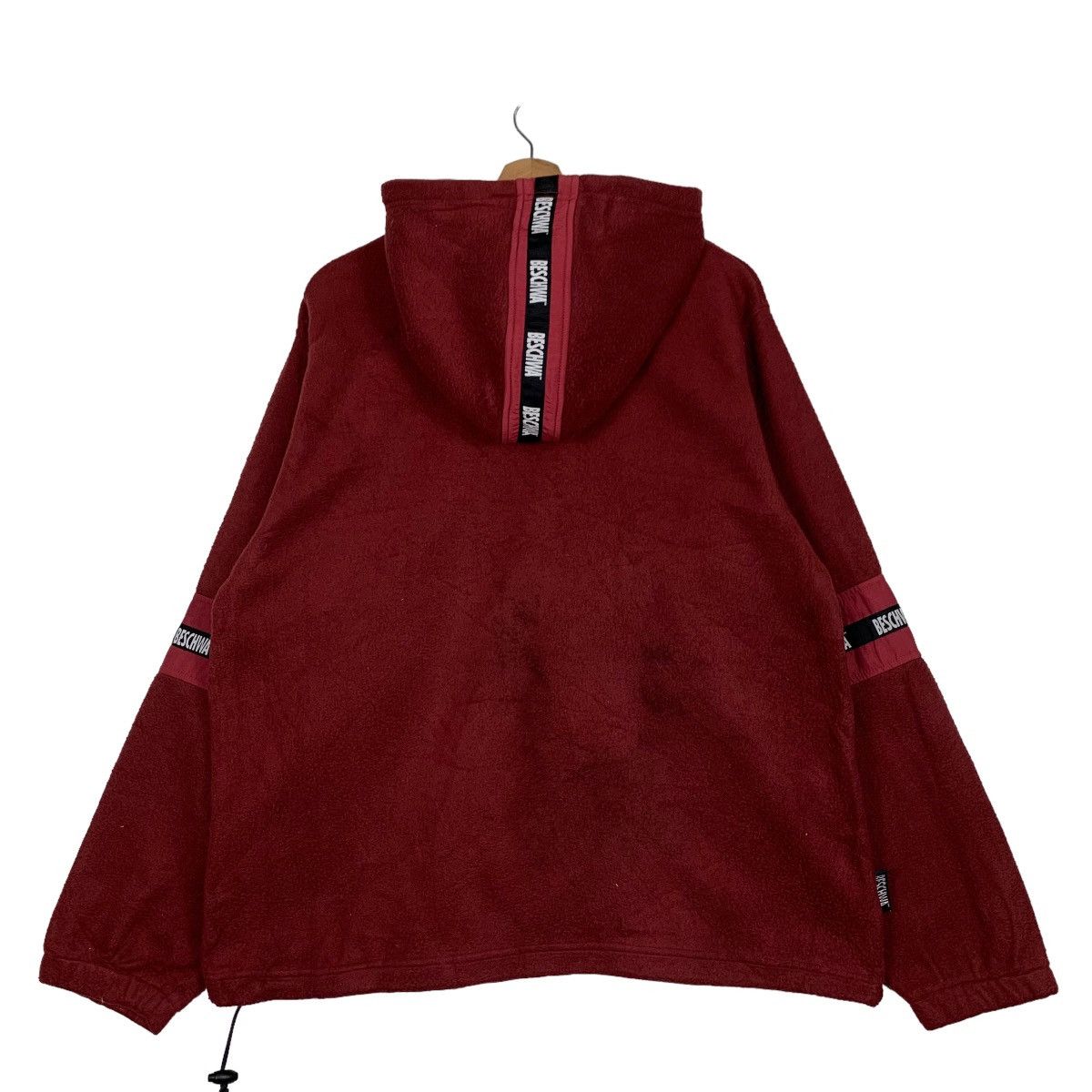 Japanese Brand BESCHWA Half Zip Pullover Hoodie Fleece #0045-C3 Size US M / EU 48-50 / 2 - 8 Thumbnail
