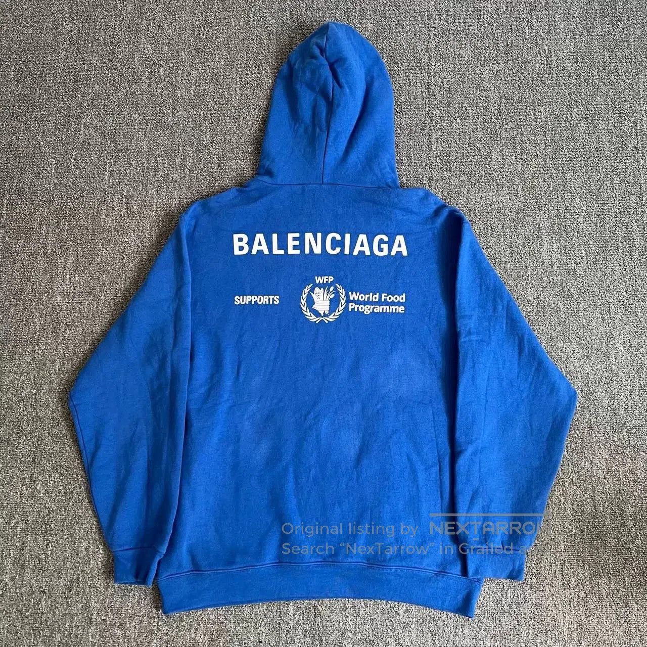 Balenciaga Balenciaga Blue Hoodie XS Size. Size US XS / EU 42 / 0 - 2 Thumbnail