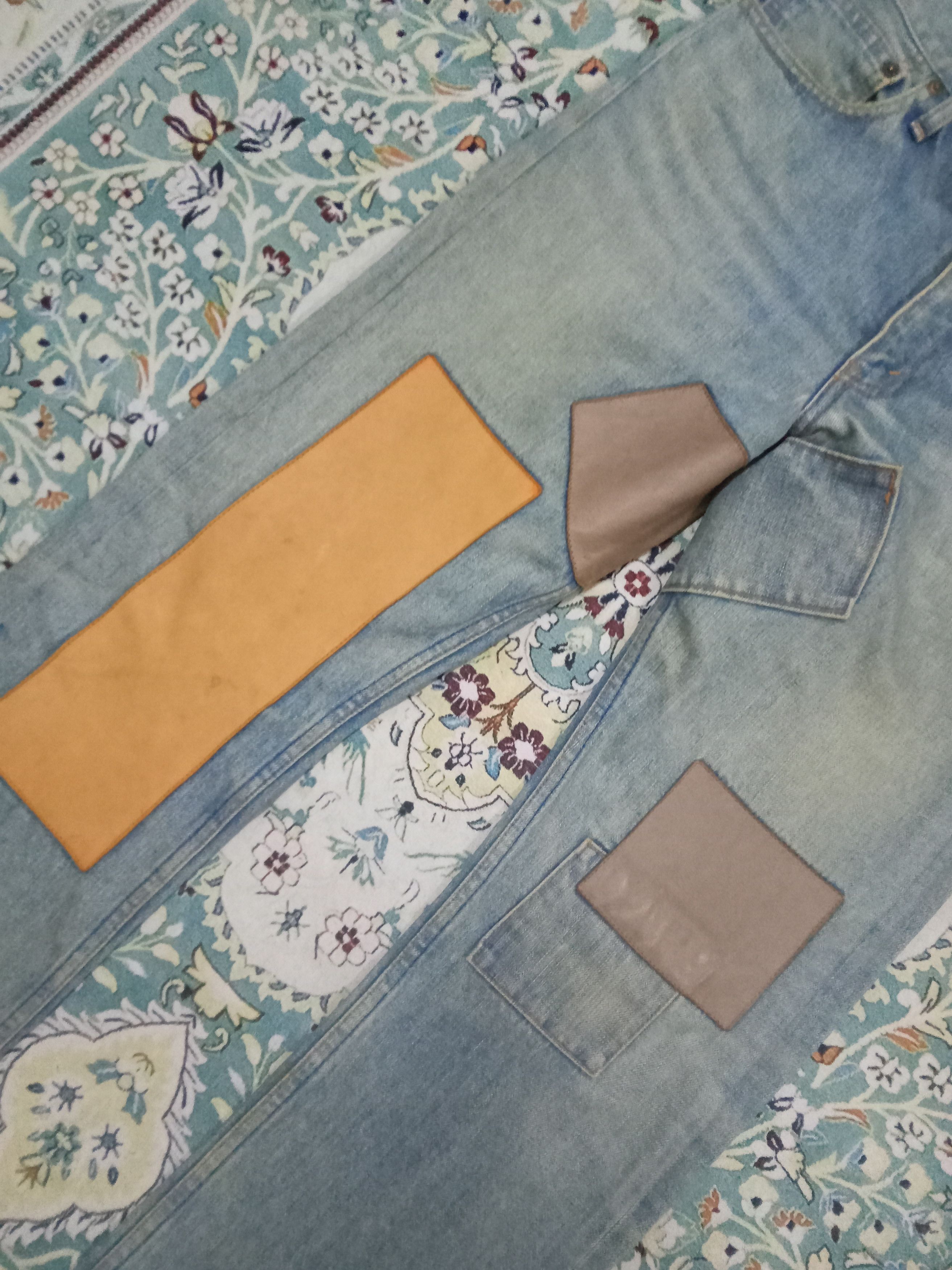 Levi's Vintage Levi's 505 Rare Special Edition Leather Patch Jeans Size US 30 / EU 46 - 9 Thumbnail