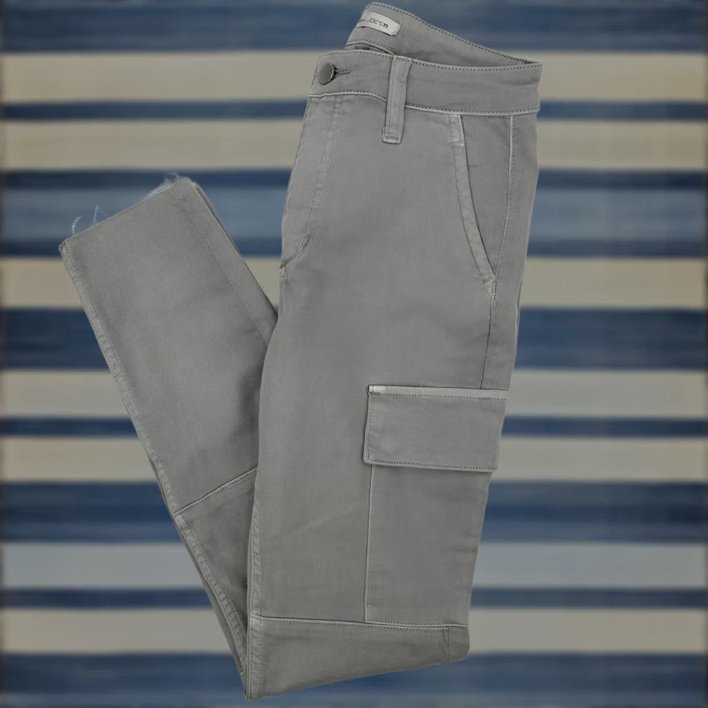 Vintage Favorite Daughter for Joe's Jeans Cargo Pants Womens 26 Gray Raw Hem Utility Pants Mens? Ladies? Size 26" / US 2 / IT 38 - 1 Thumbnail