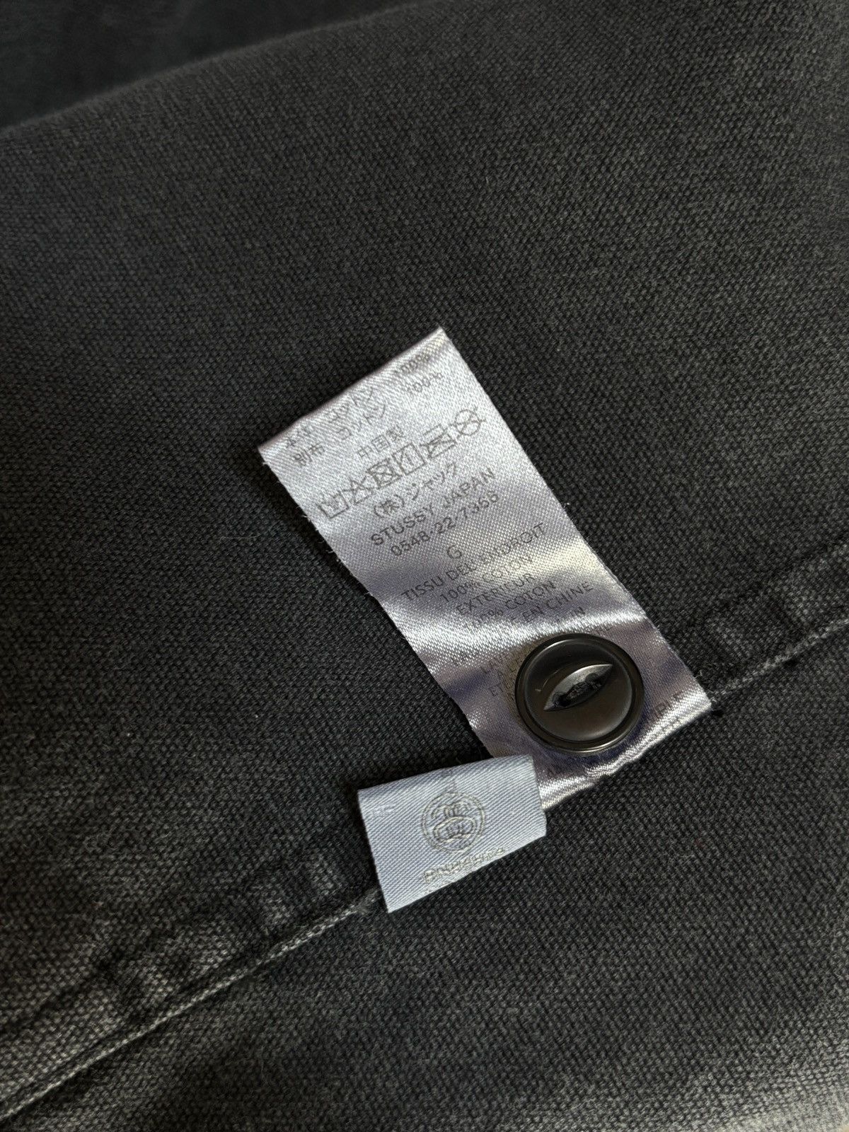 Stussy Vintage Stussy Japan Zip Up Dark Grey Denim Jacket Size US L / EU 52-54 / 3 - 12 Thumbnail