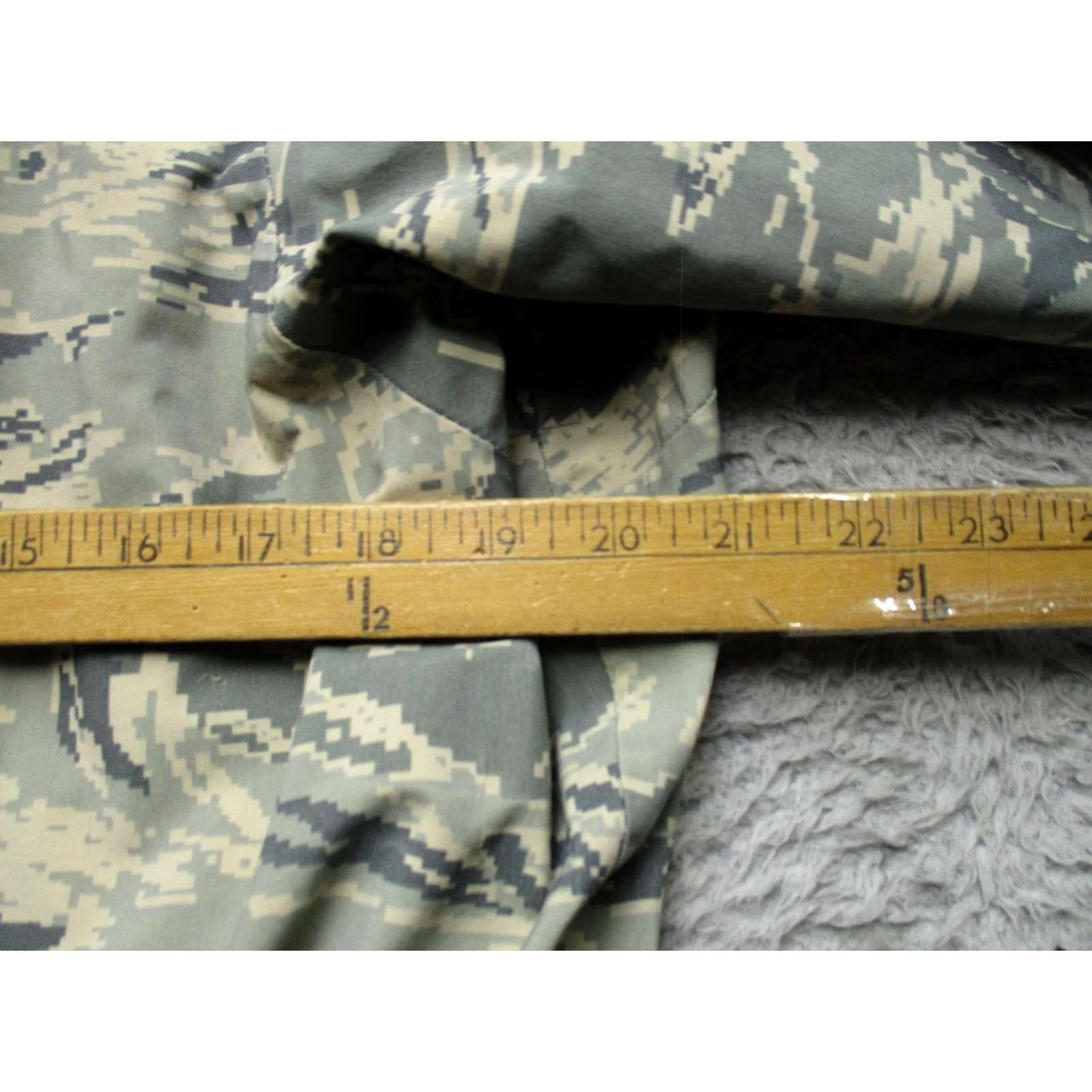 Vintage USAF APECS Parka Jacket Mens Small Short Digital Tiger Stripe Camo Hooded Valley Size US 29 - 6 Thumbnail