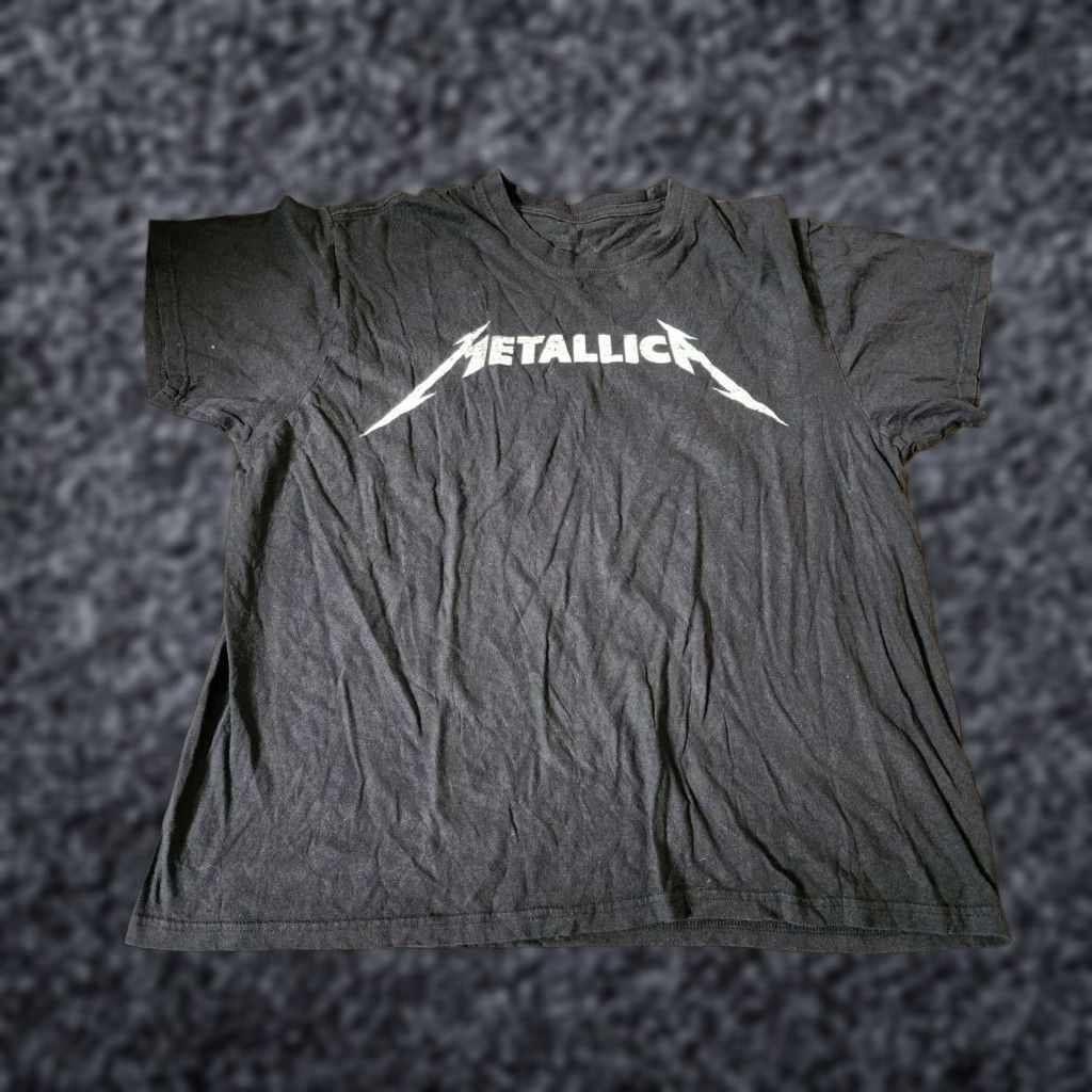 Logo 7 METALLICA Logo Rock T-Shirt Mens 2XL Black Short Sleeve Cotton Size US XXL / EU 58 / 5 - 1 Thumbnail