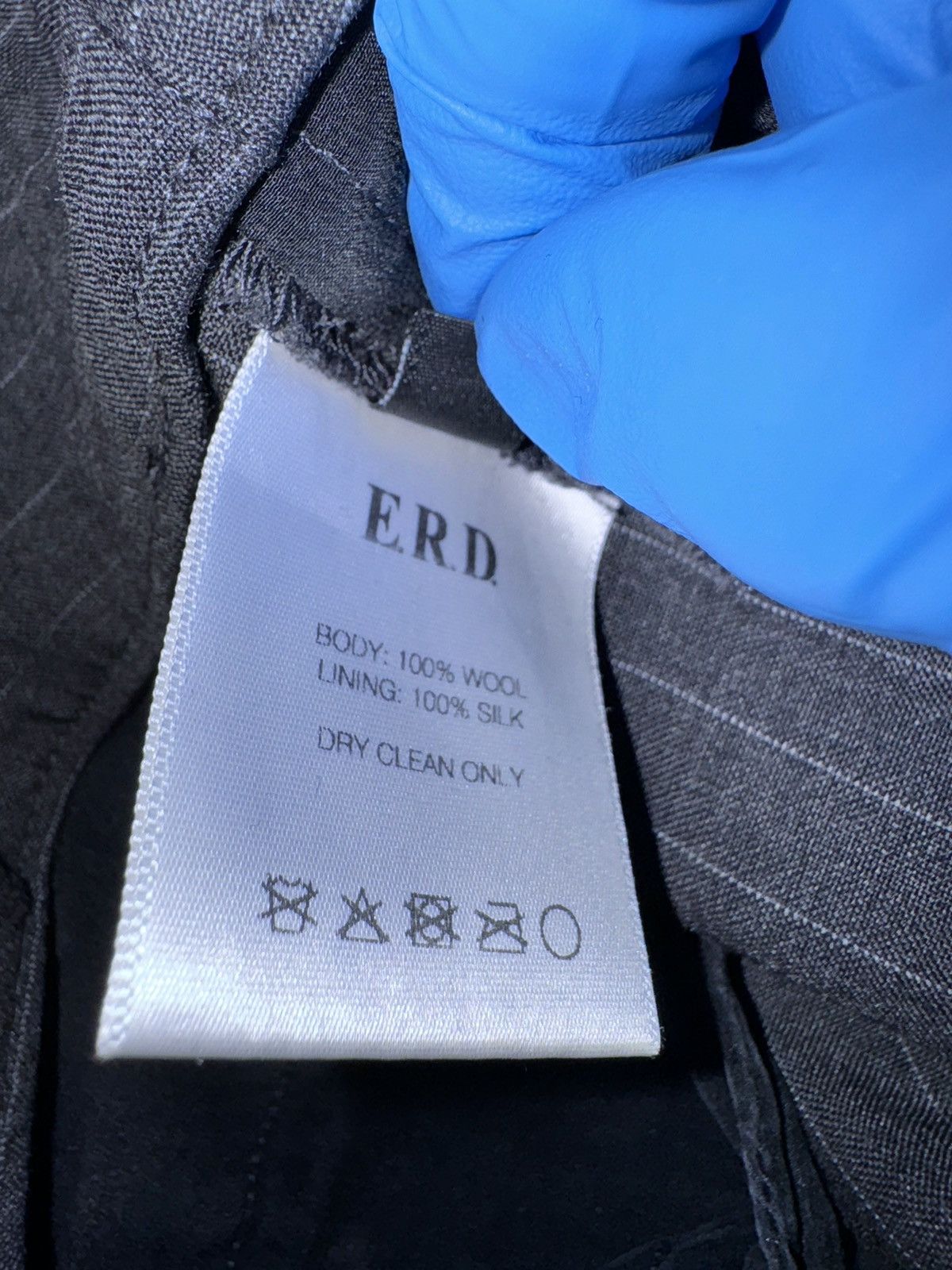 Enfants Riches Deprimes ERD Grey Pinstripe Assemblage Pleated Trousers Size US 36 / EU 52 - 9 Thumbnail
