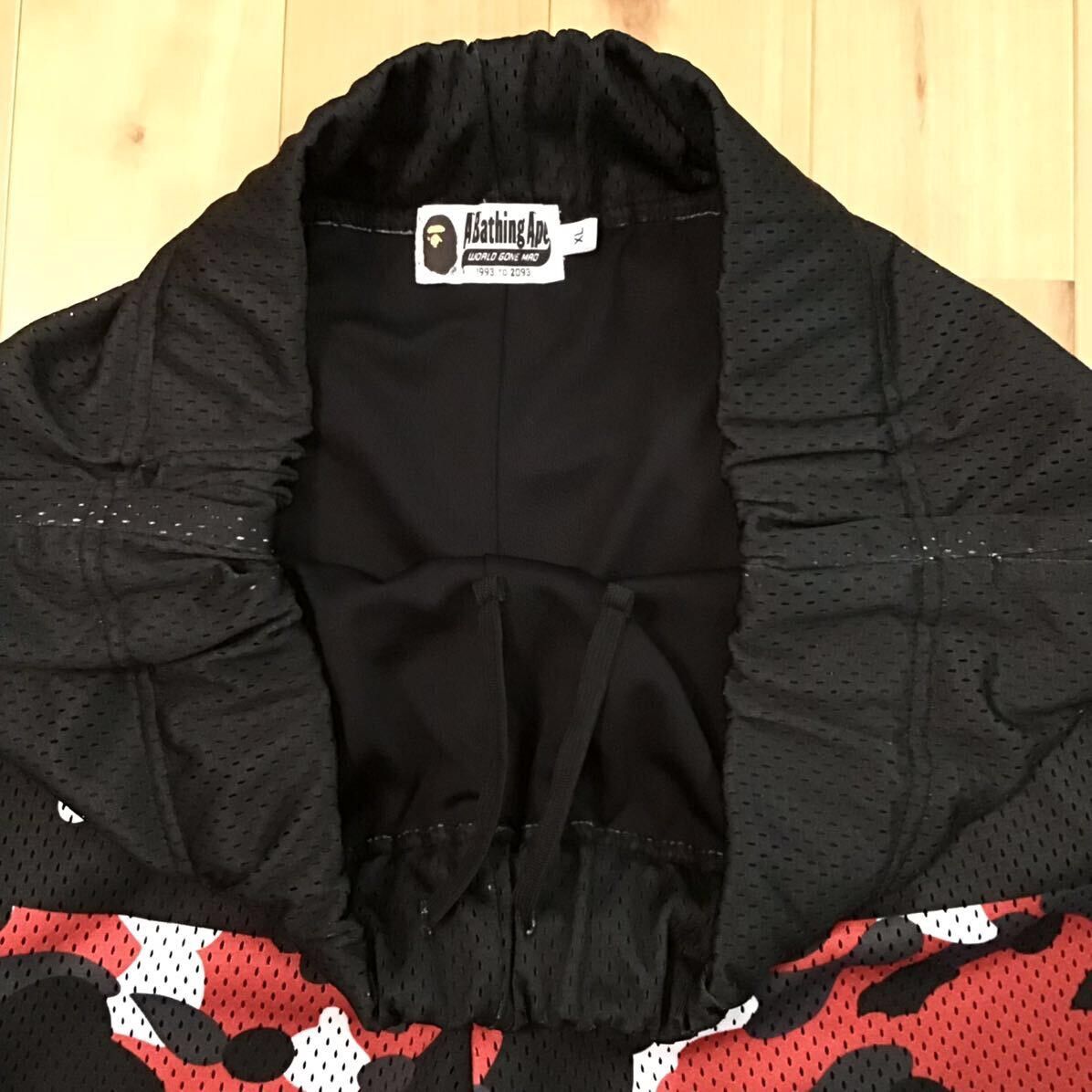 Bape BAPE Shorts Black × Red camo a bathing ape ★size XL Size US 36 / EU 52 - 4 Thumbnail