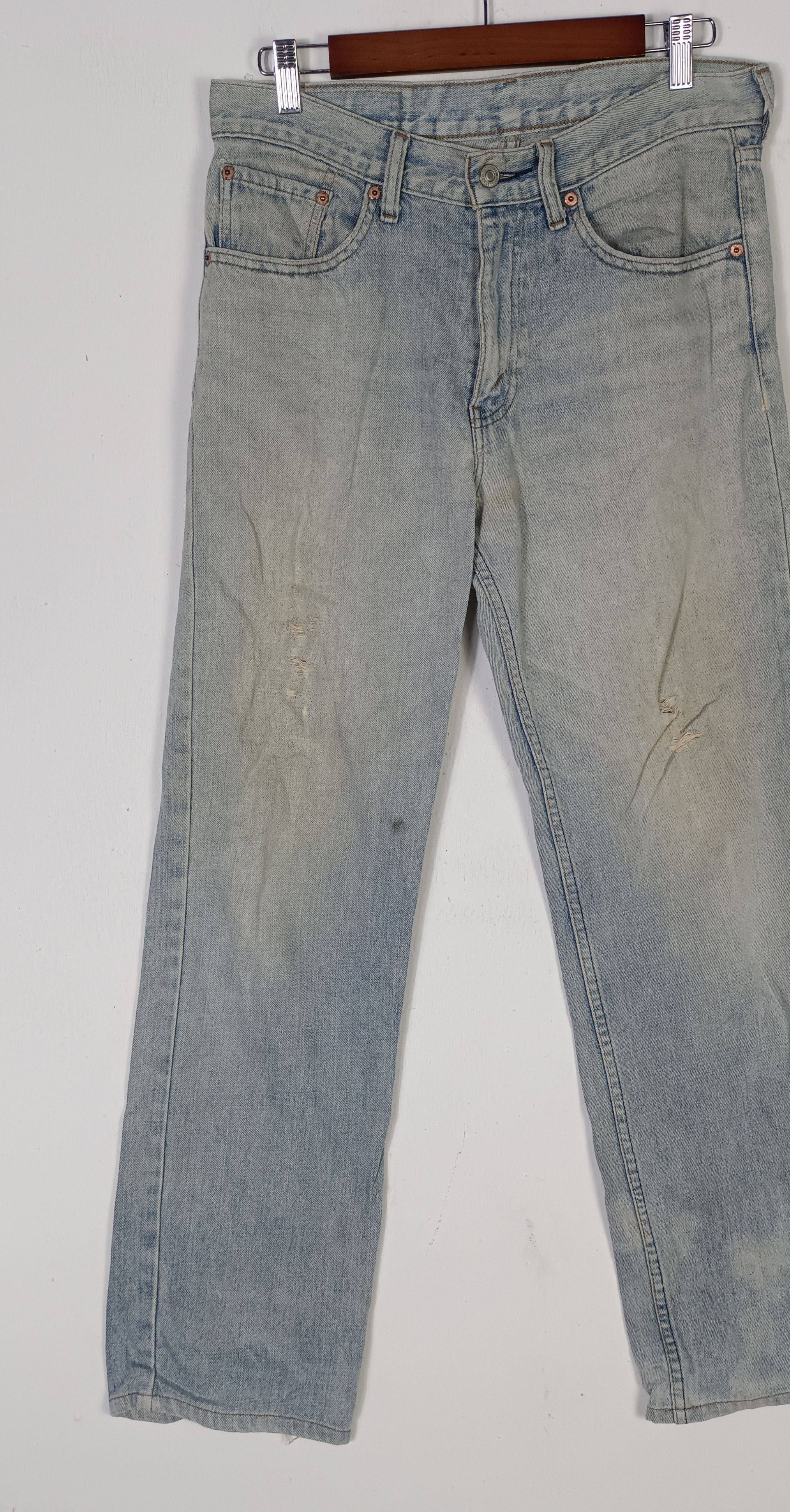 Le Grande Bleu (L.G.B.) × Levi's × Levi's Vintage Clothing Vintage💥 Levi's 533 button C72 single (R) Distressed Size US 32 / EU 48 - 7 Thumbnail