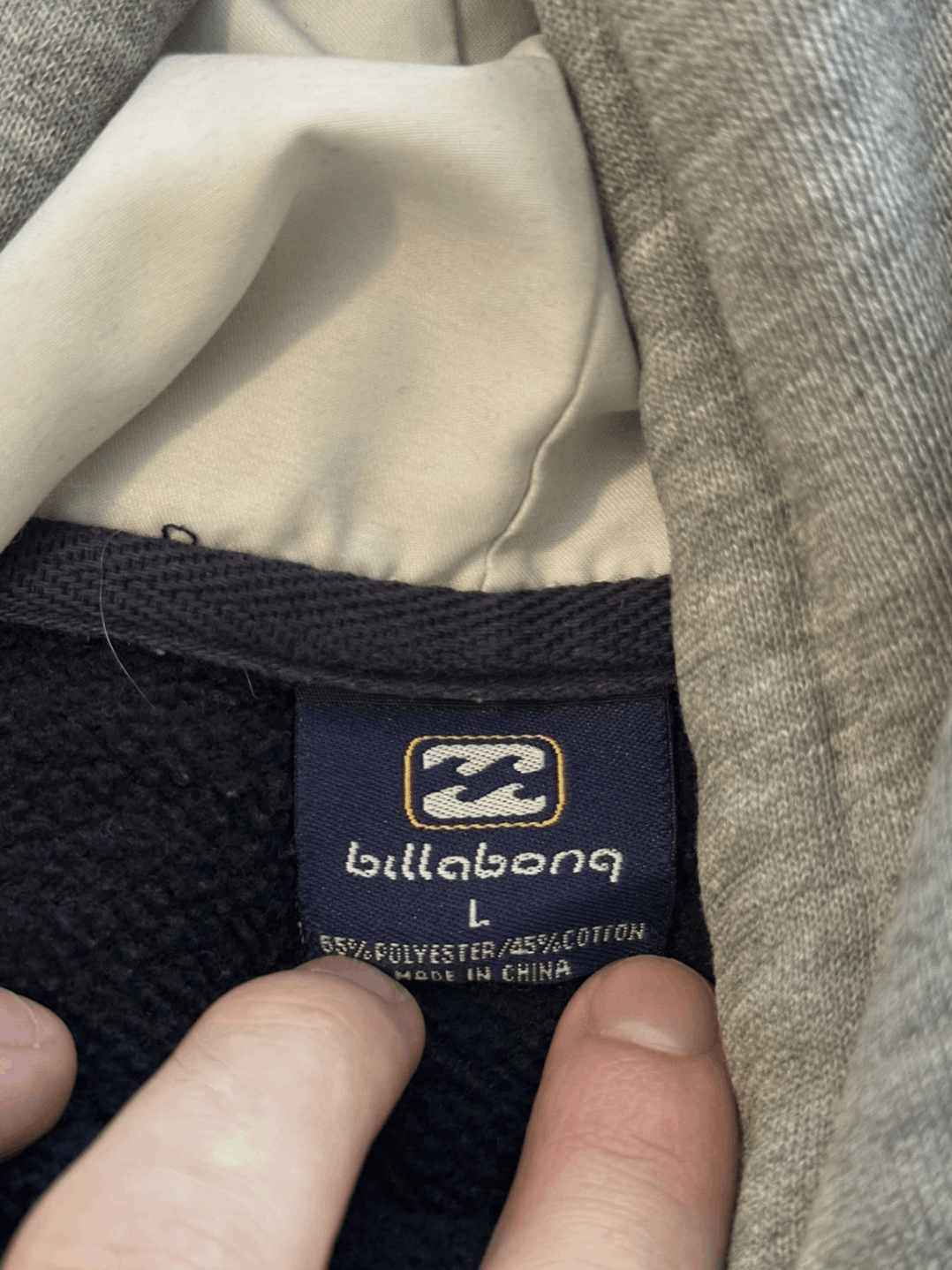 Billabong Vintage Y2K Billabong 2 Tone Hoodie Size US L / EU 52-54 / 3 - 7 Thumbnail