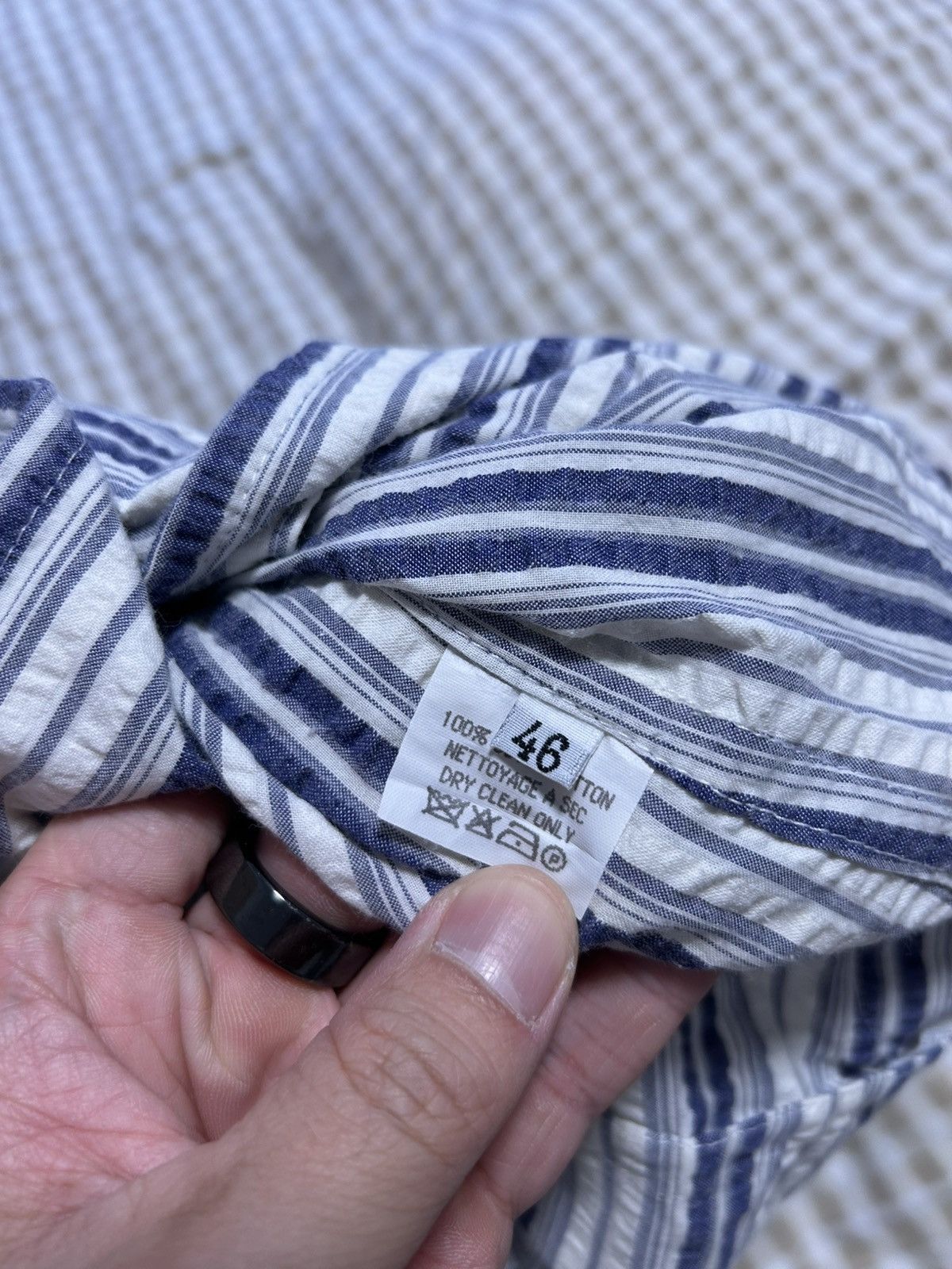 Burberry Vintage Burberry Linen Striped Blazer Size US S / EU 44-46 / 1 - 6 Thumbnail