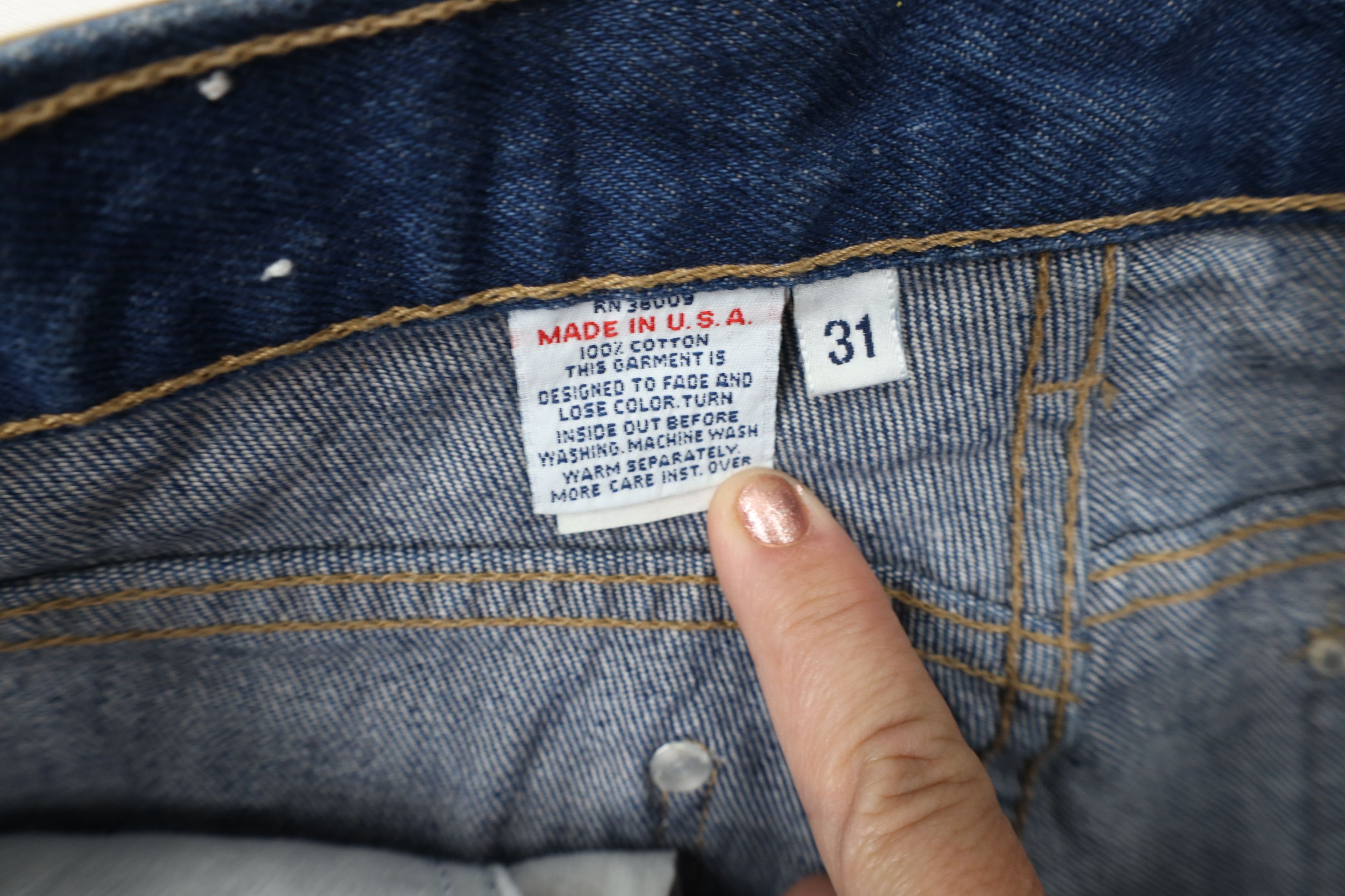 Deadstock Vintage 80s 90s Calvin Klein Denim Jeans USA