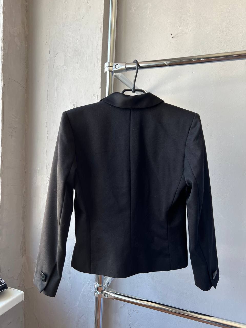 Yves Saint Laurent YVES SAINT LAURENT VARIATION BLACK WOOL RARE TUXEDO BLAZER M Size M / US 6-8 / IT 42-44 - 8 Thumbnail