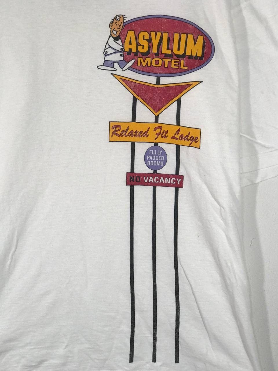 Vintage Vintage Asylum motel no vacancy Size US XL / EU 56 / 4 - 3 Thumbnail