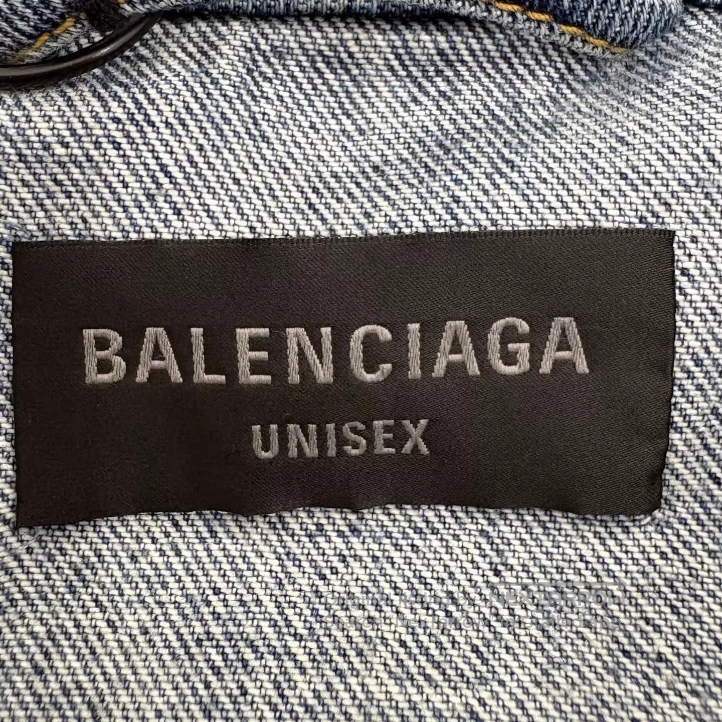 Balenciaga Blue Denim Jacket . Size US M / EU 48-50 / 2 - 3 Thumbnail