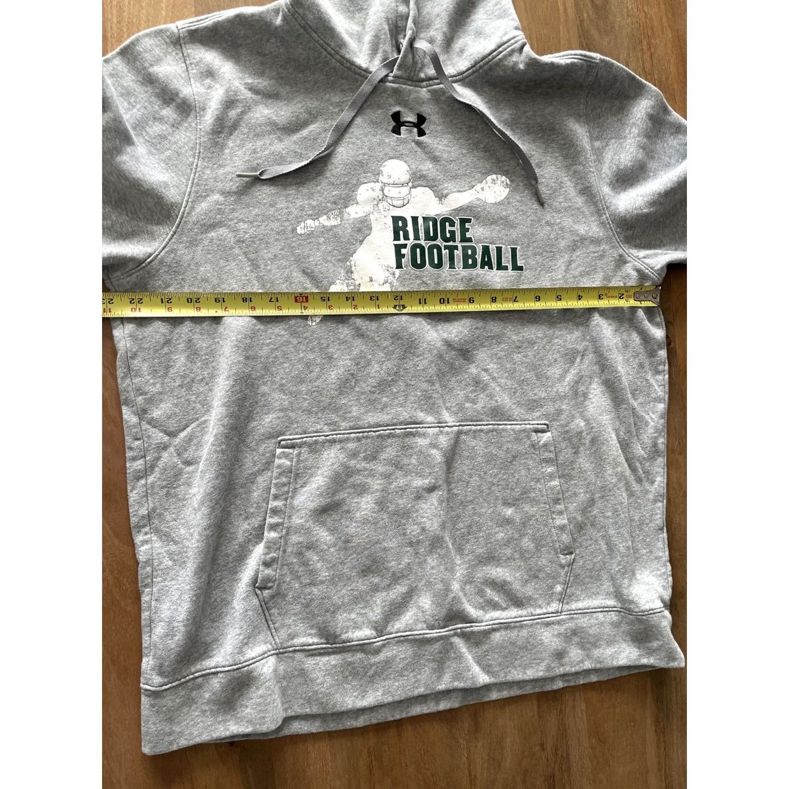 Under Armour Under Armour Hoodie Men’s XL Gray Ridge Football Sweatshirt Pockets Fleece Active Shirt Pullover Regular Size Mens Size US XL / EU 56 / 4 - 6 Thumbnail