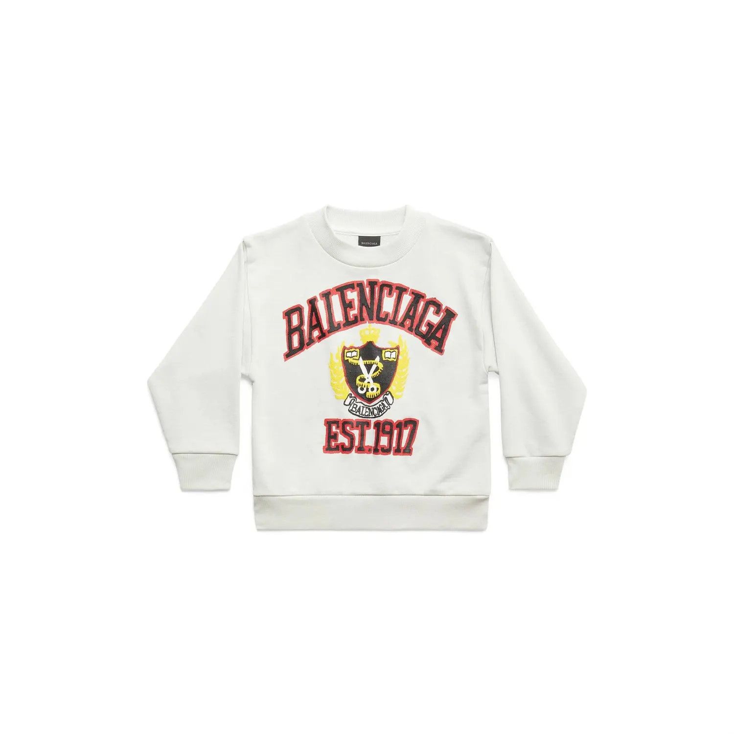 Balenciaga o1mt1gz0325 KIDS - Political Campaign Sweatshirt in White Size US XXS / EU 40 - 1 Thumbnail