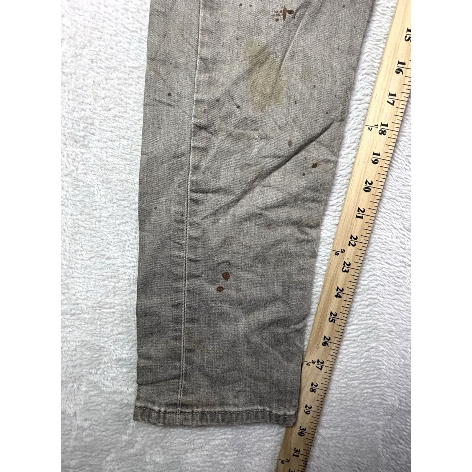 Levi's Levi's Jeans Men’s 32x32 Black Slim Straight Leg Distressed Outdoors 5-Pocket Denim Size US 32 / EU 48 - 4 Thumbnail