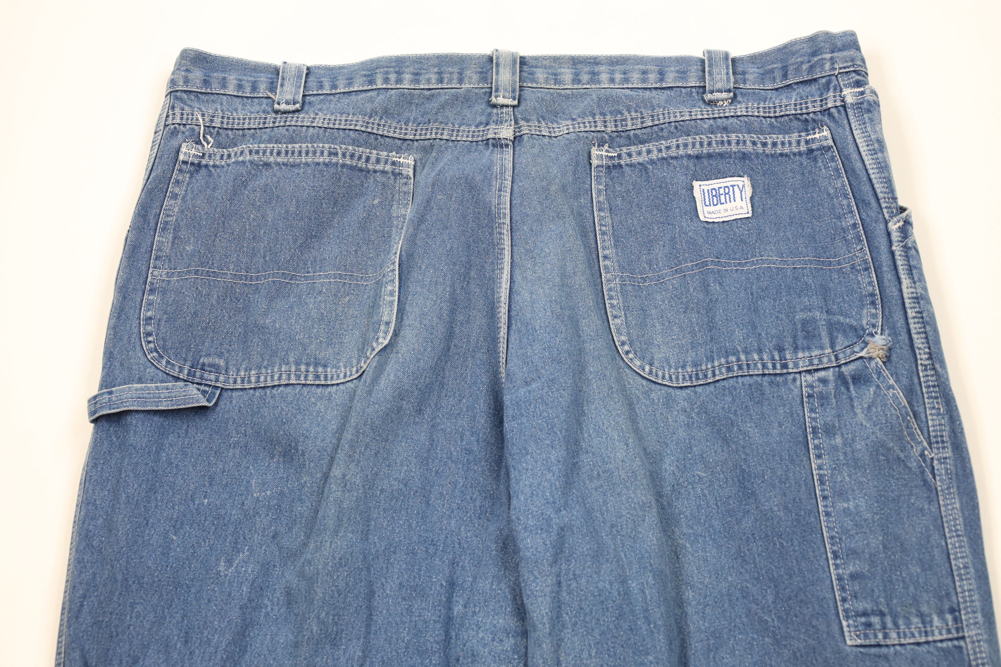 Vintage Vintage 90s Streetwear Workwear Wide Leg Dungaree Jeans USA Size US 44 / EU 60 - 12 Thumbnail