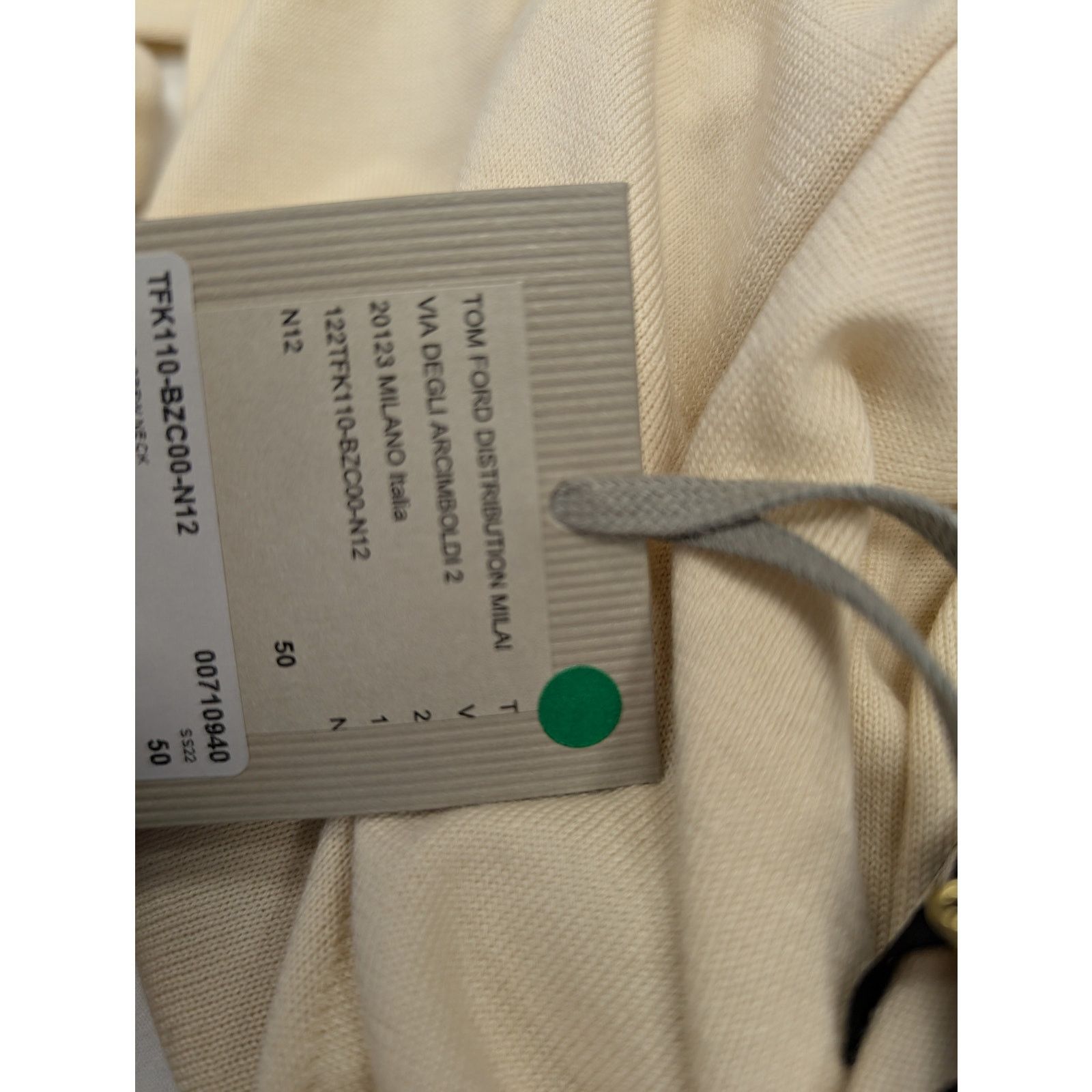 Tom Ford o1rshd1 Q:2 / Sweatshirt in Beige Size US M / EU 48-50 / 2 - 23 Thumbnail