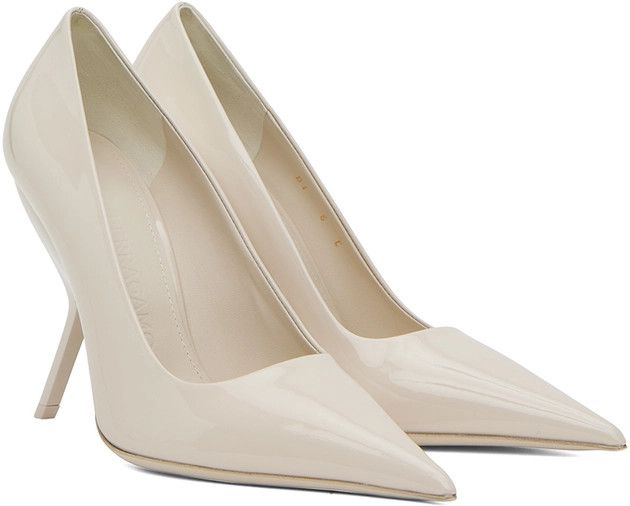 Salvatore Ferragamo o1s1rm0924 Era 85 Heels in White Size US 5.5 / IT 35.5 - 4 Thumbnail