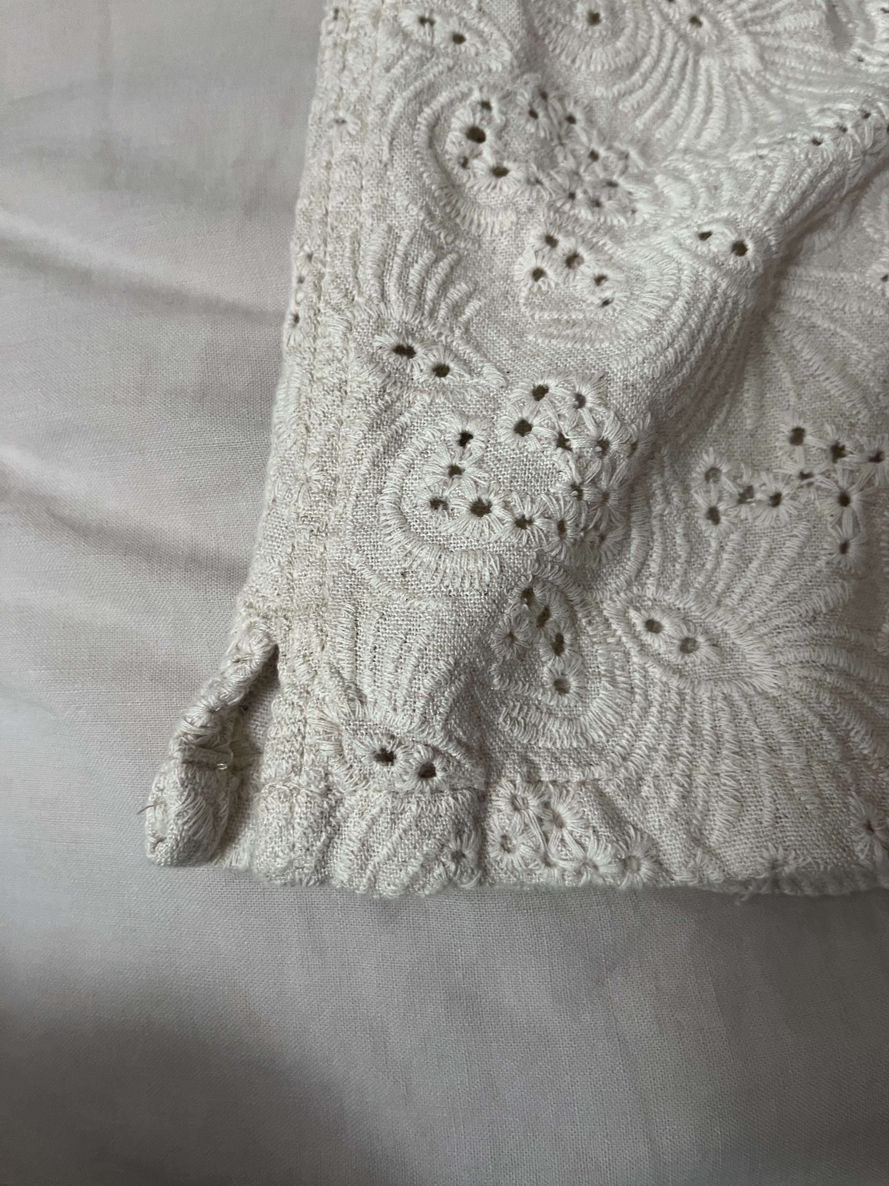 Folk Folk Crochet Eyelet Summer Button Up Size US S / EU 44-46 / 1 - 7 Thumbnail
