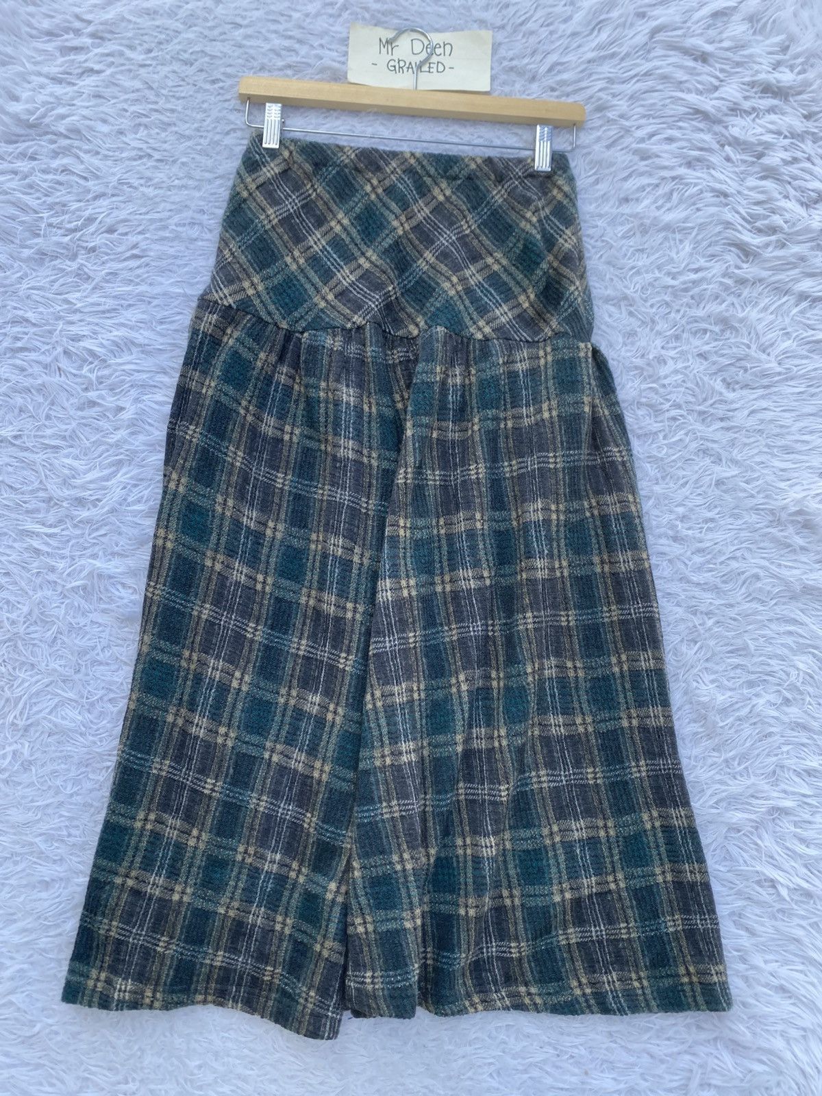 Issey Miyake Rare Vintage 90s Issey Miyake Plantation Midi Skirt Size 22" - 14 Thumbnail