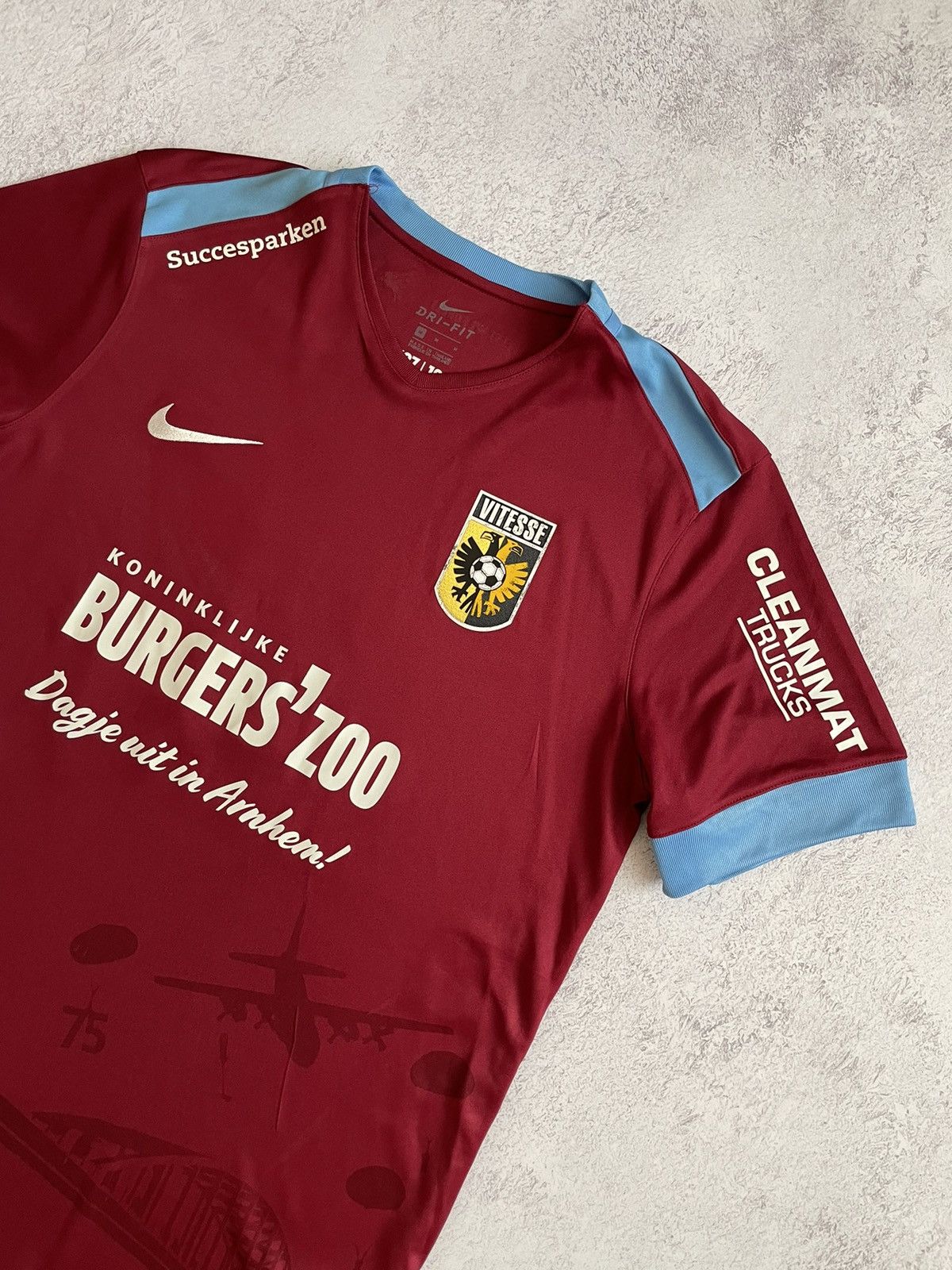 Vintage Nike SBV Vitesse Arnhem 2019/2020 Soccer Jersey Kit #14 M Size US M / EU 48-50 / 2 - 2 Thumbnail