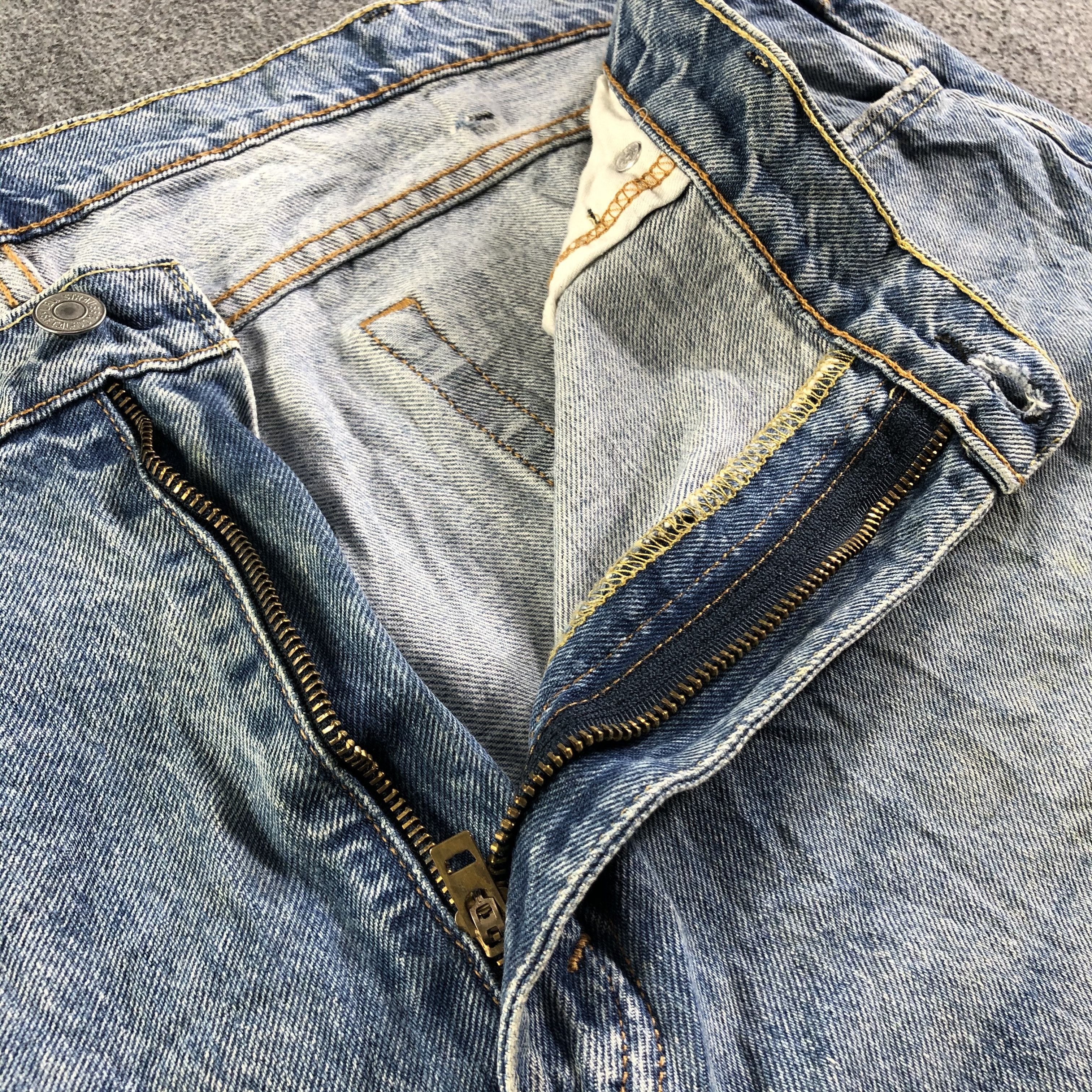 Levi's Vintage Blue Wash Levis 541 Jeans-J4276 Size US 44 / EU 60 - 7 Thumbnail