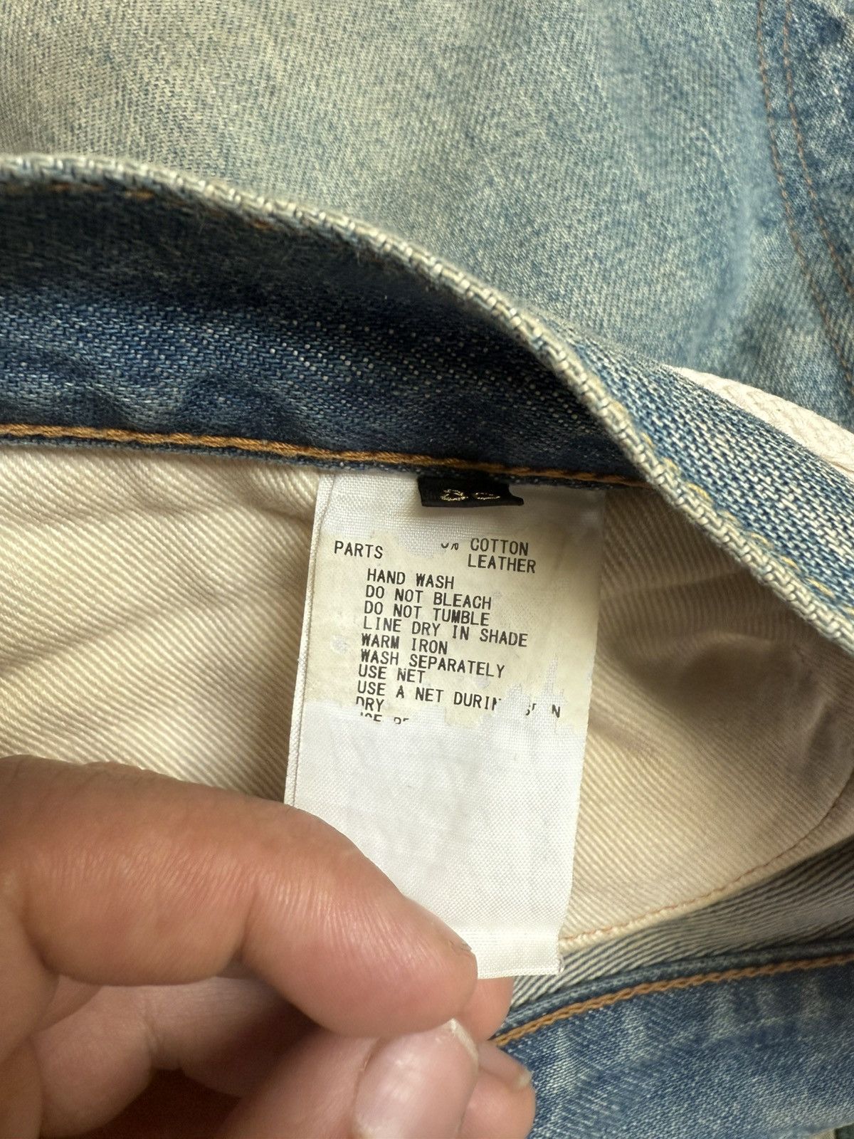 Kapital Denim bone shorts light blue faded Size US 30 / EU 46 - 6 Thumbnail